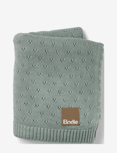 Pointelle Blanket - Pebble Green, Elodie Details