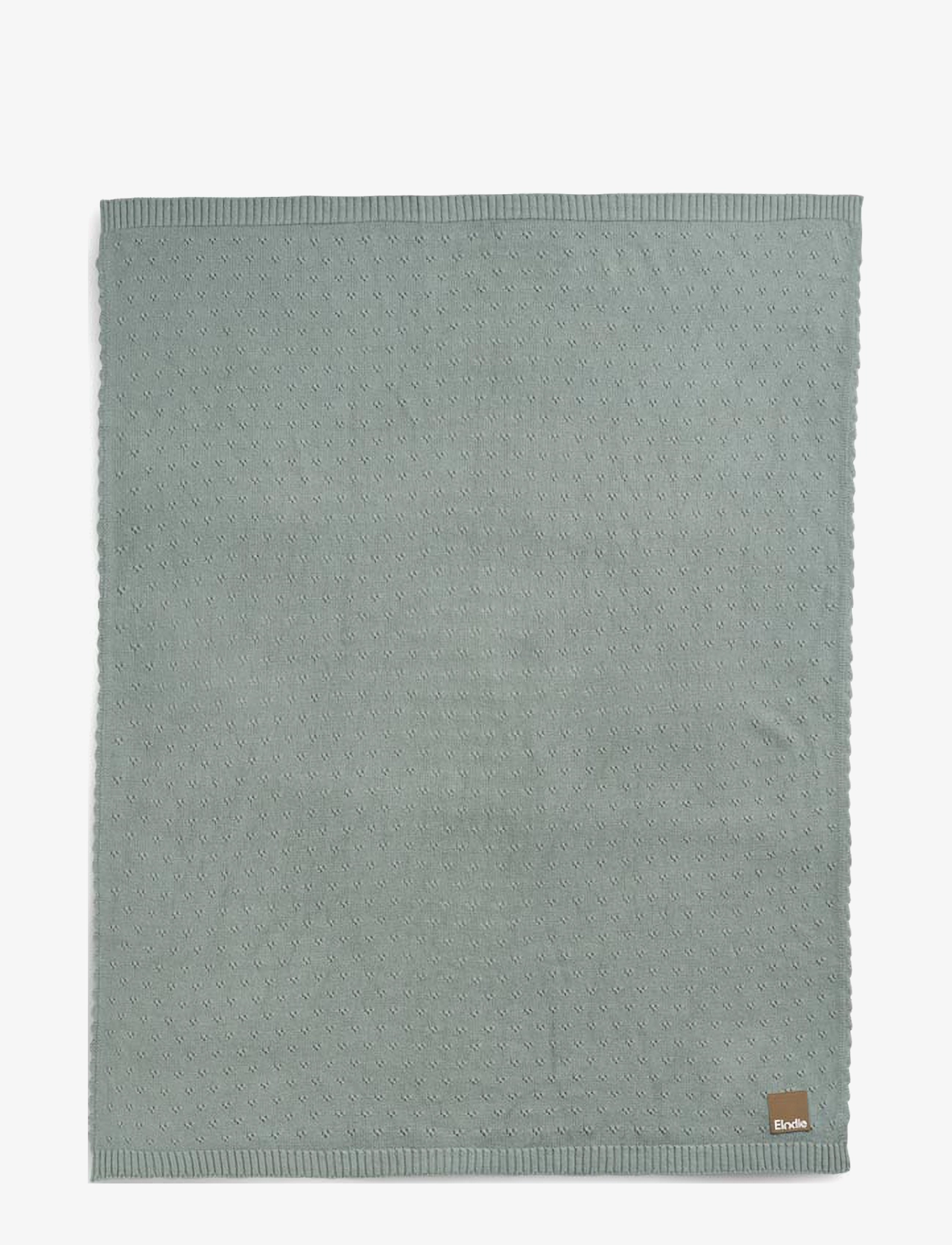 Elodie Details - Pointelle Blanket - Pebble Green - baby dekens - pebble green - 1