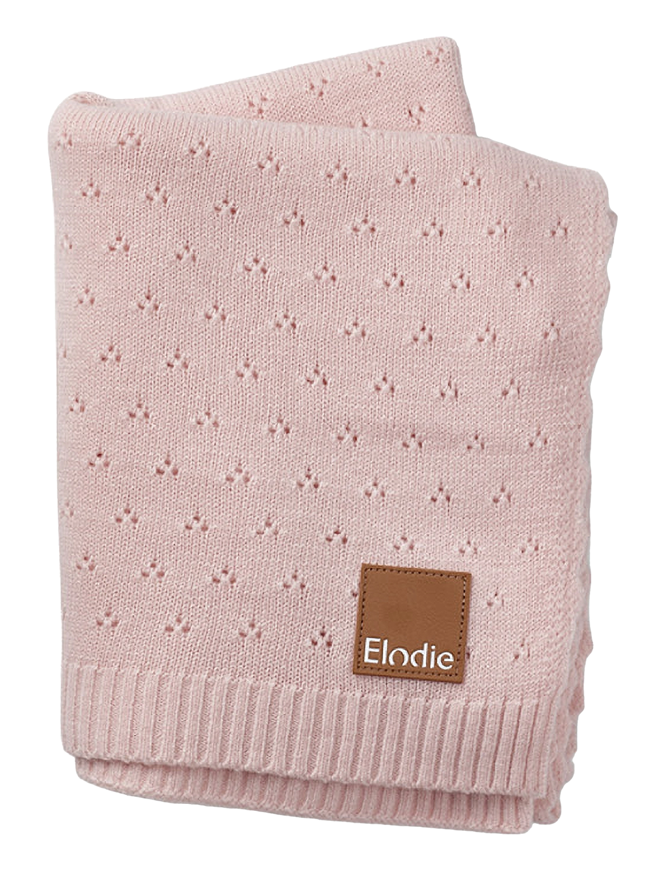 Elodie Details Pointelle Blanket - Misty Pink - App deal - MISTY PINK / pink/rose