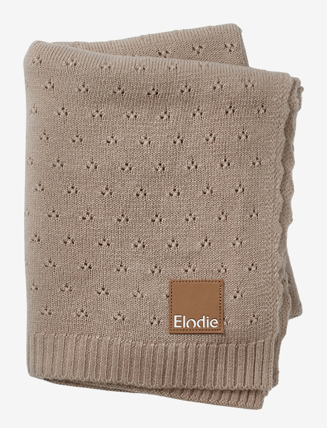 Elodie Details - Pointelle Blanket - Tender Taupe - babydecken - tender taupe - 0