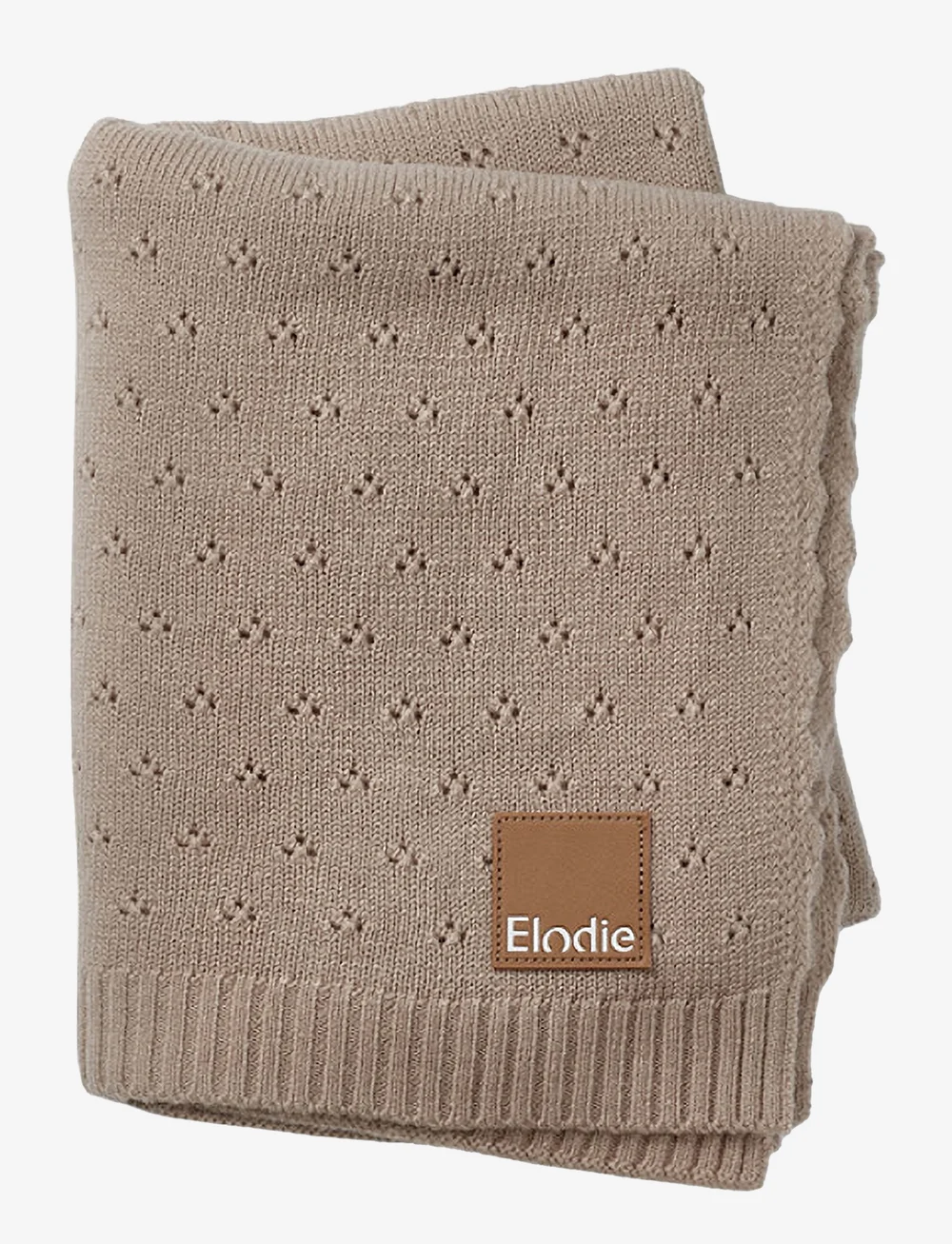 Elodie Details - Pointelle Blanket - Tender Taupe - babydecken - tender taupe - 0