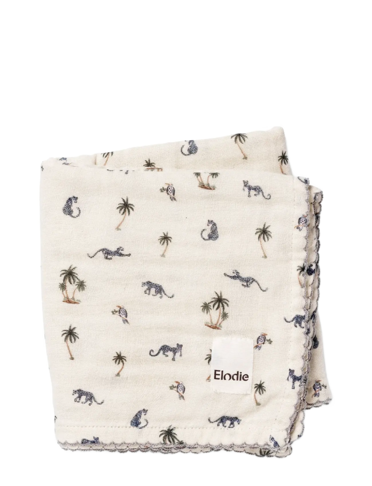Elodie Details Bamboo Muslin Blanket Garden Leo's Resort - App deal - GARDEN LEO´B RESORT / cream