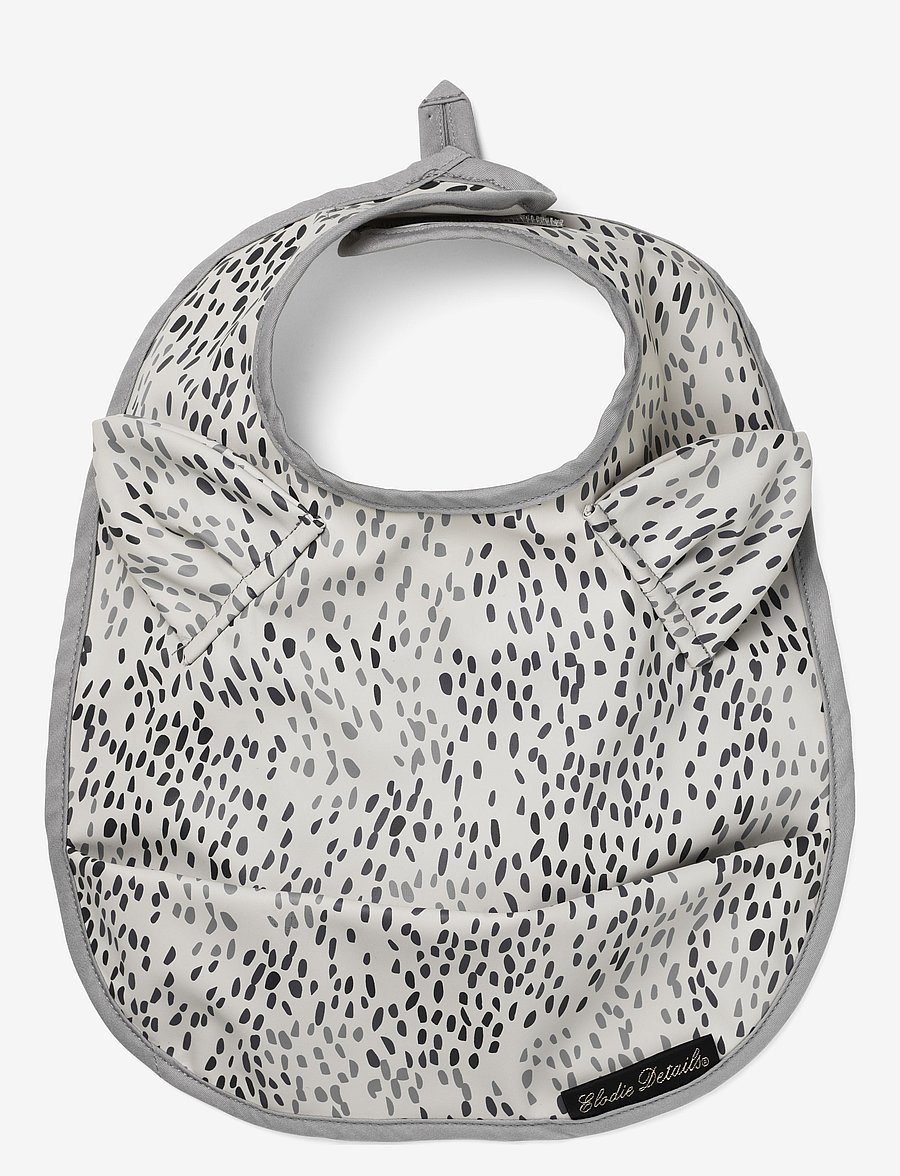 Elodie Details - Baby Bib - Dots of Fauna - Ärmellose lätzchen - white/grey - 1