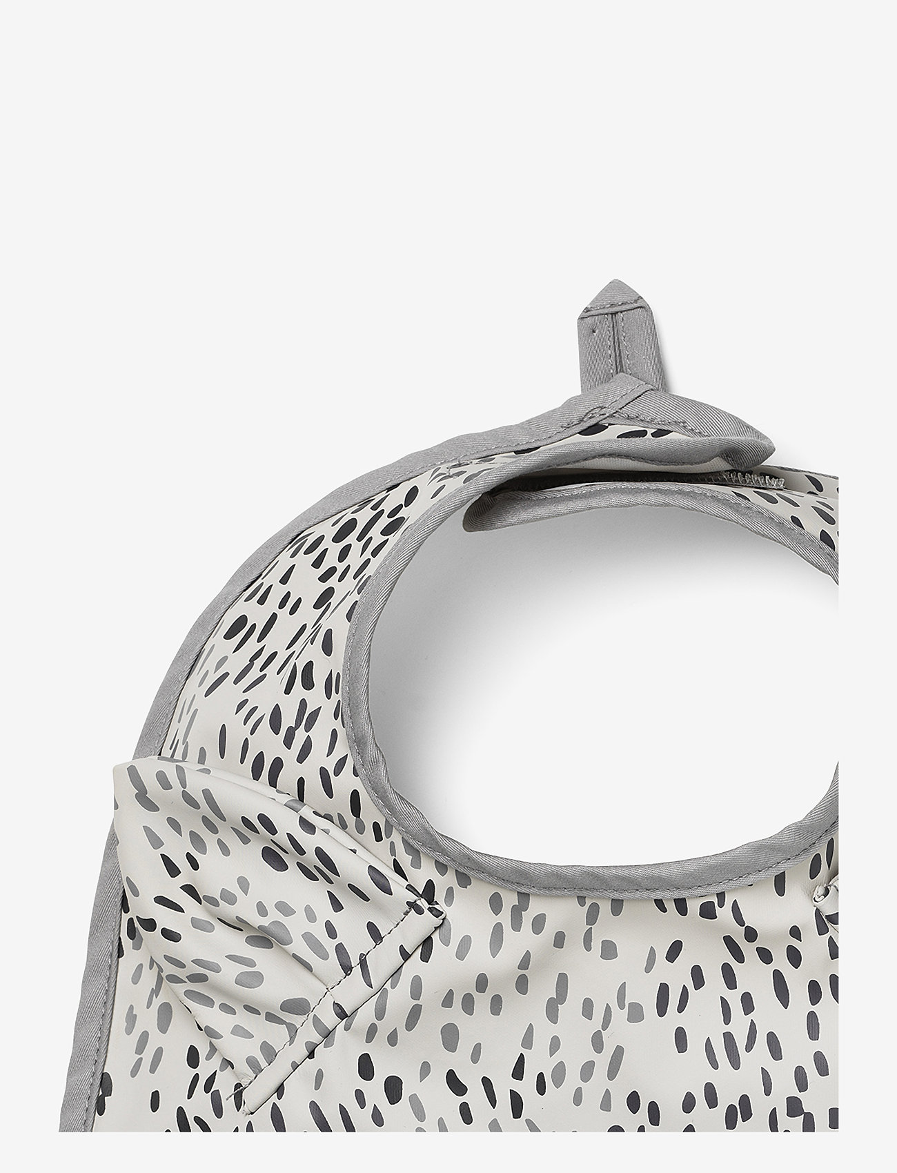 Elodie Details - Baby Bib - Dots of Fauna - hagesmække uden ærmer - white/grey - 2