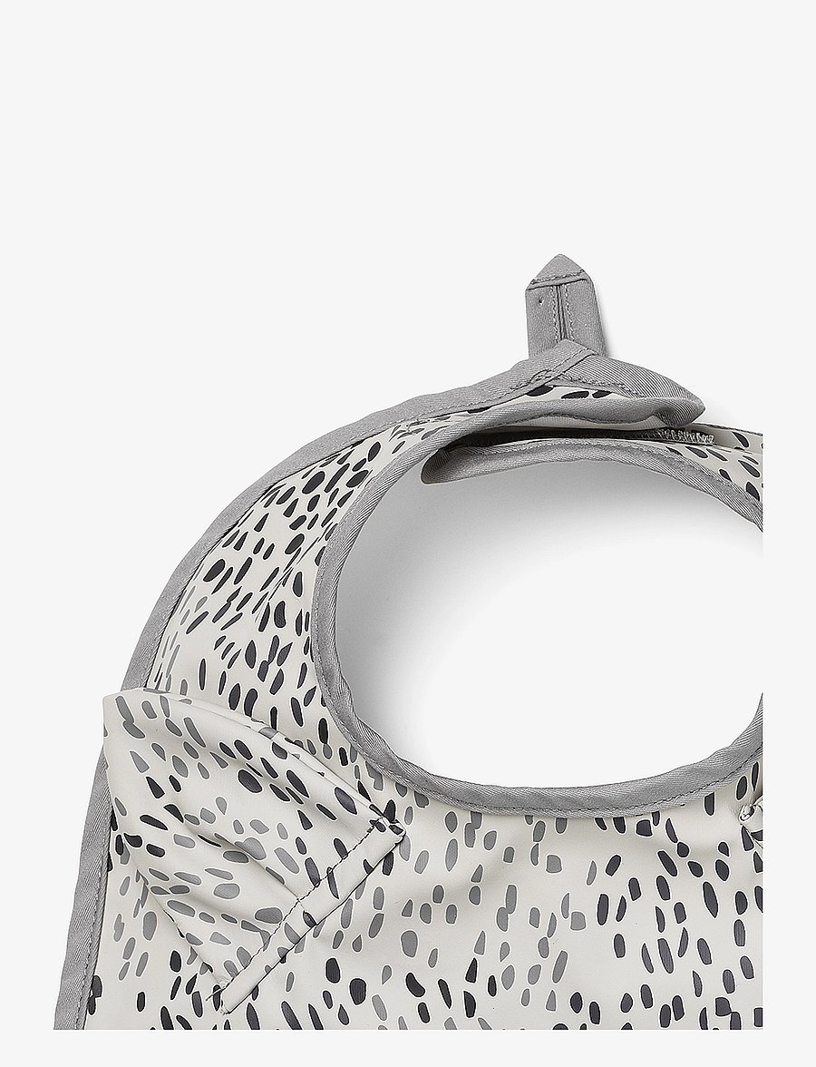 Elodie Details - Baby Bib - Dots of Fauna - Ärmellose lätzchen - white/grey - 2