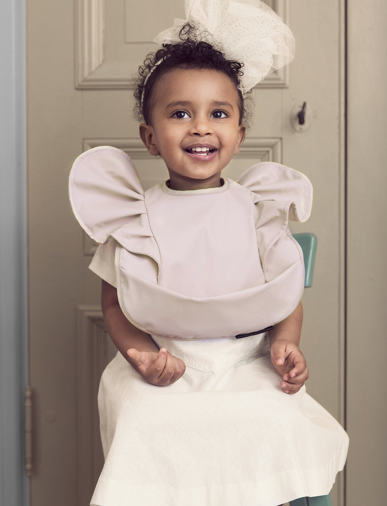 Elodie Details - Baby Bib - Powder Pink - varrukateta pudipõlled - pink - 2