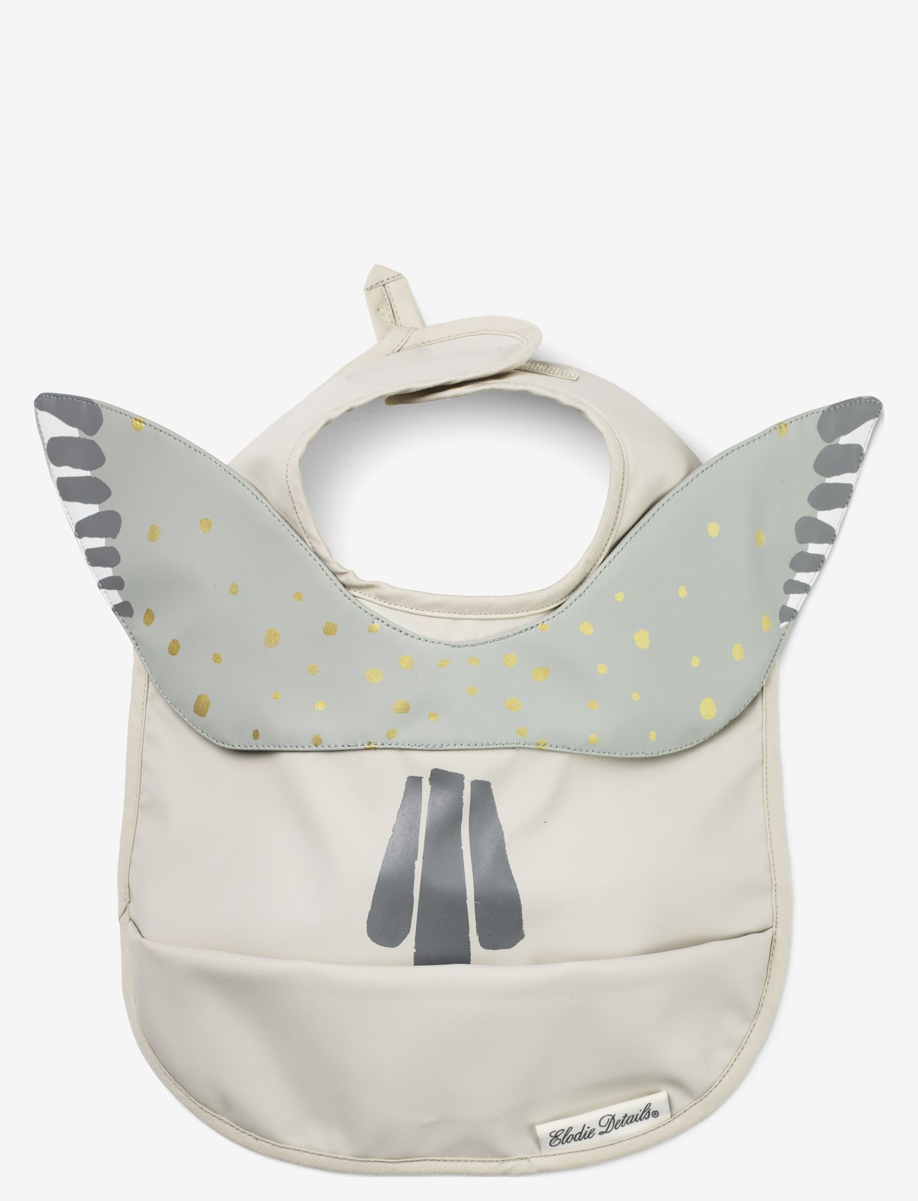 Elodie Details - Baby Bib - Watercolour Wings - hagesmække uden ærmer - greige/mix - 1