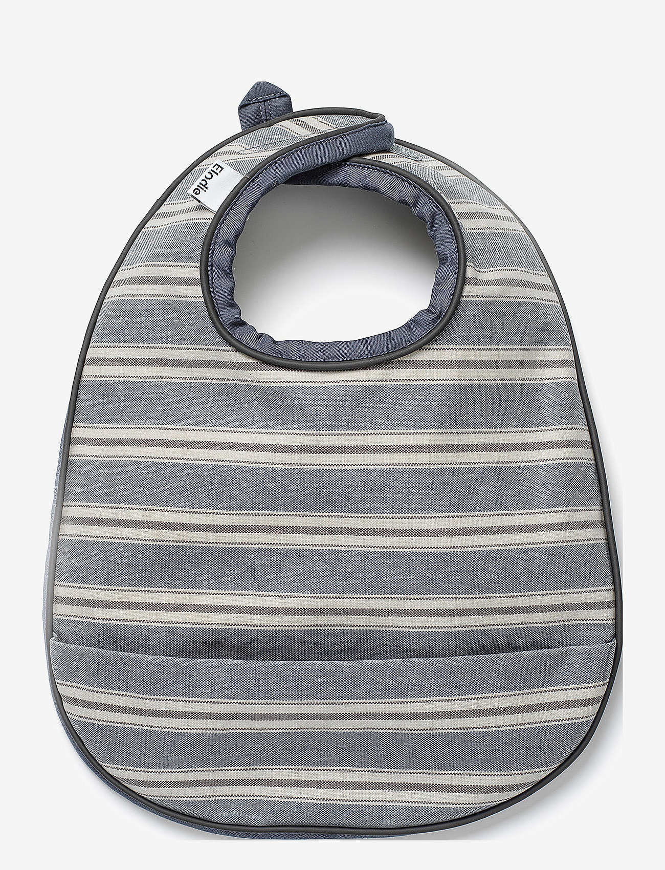 Elodie Details - Baby Bib - Sandy Stripe - Ärmlösa haklappar - blue/beige/black - 0