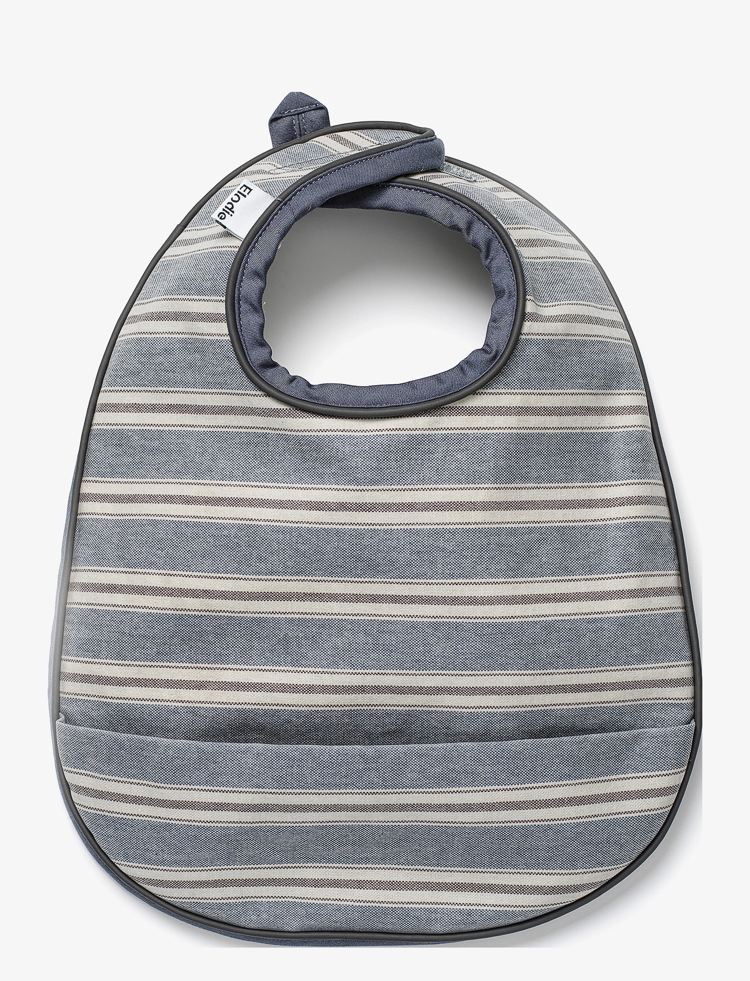 Elodie Details Baby Bib - Sandy Stripe - Lätzchen - BLUE/BEIGE/BLACK / multi