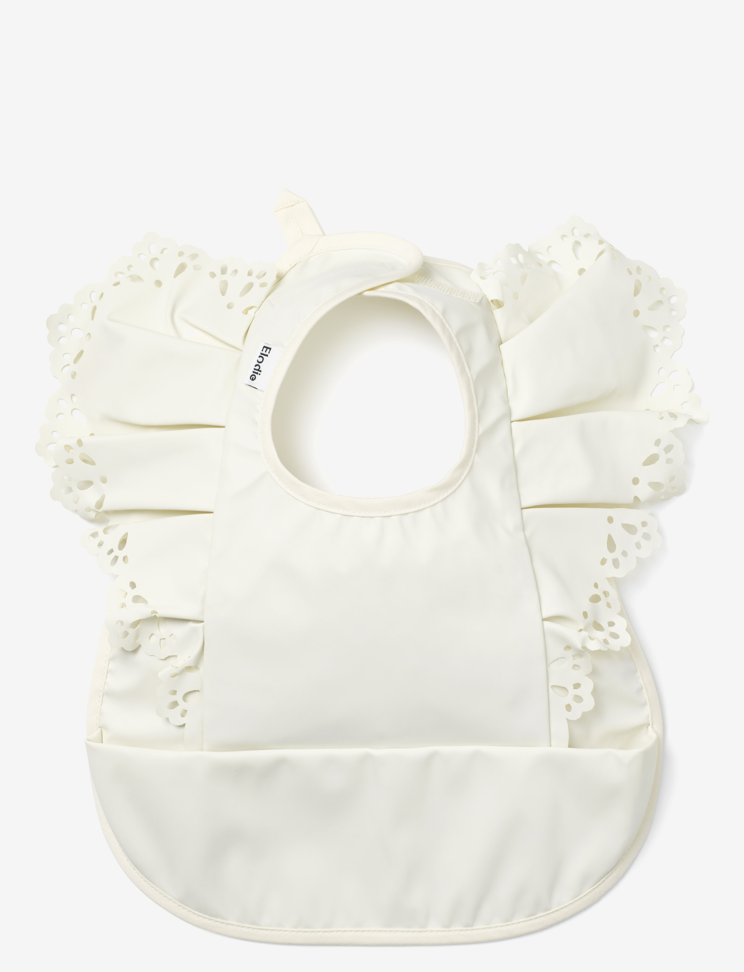 Elodie Details Baby Bib - Vanilla White - Lätzchen - WHITE / white