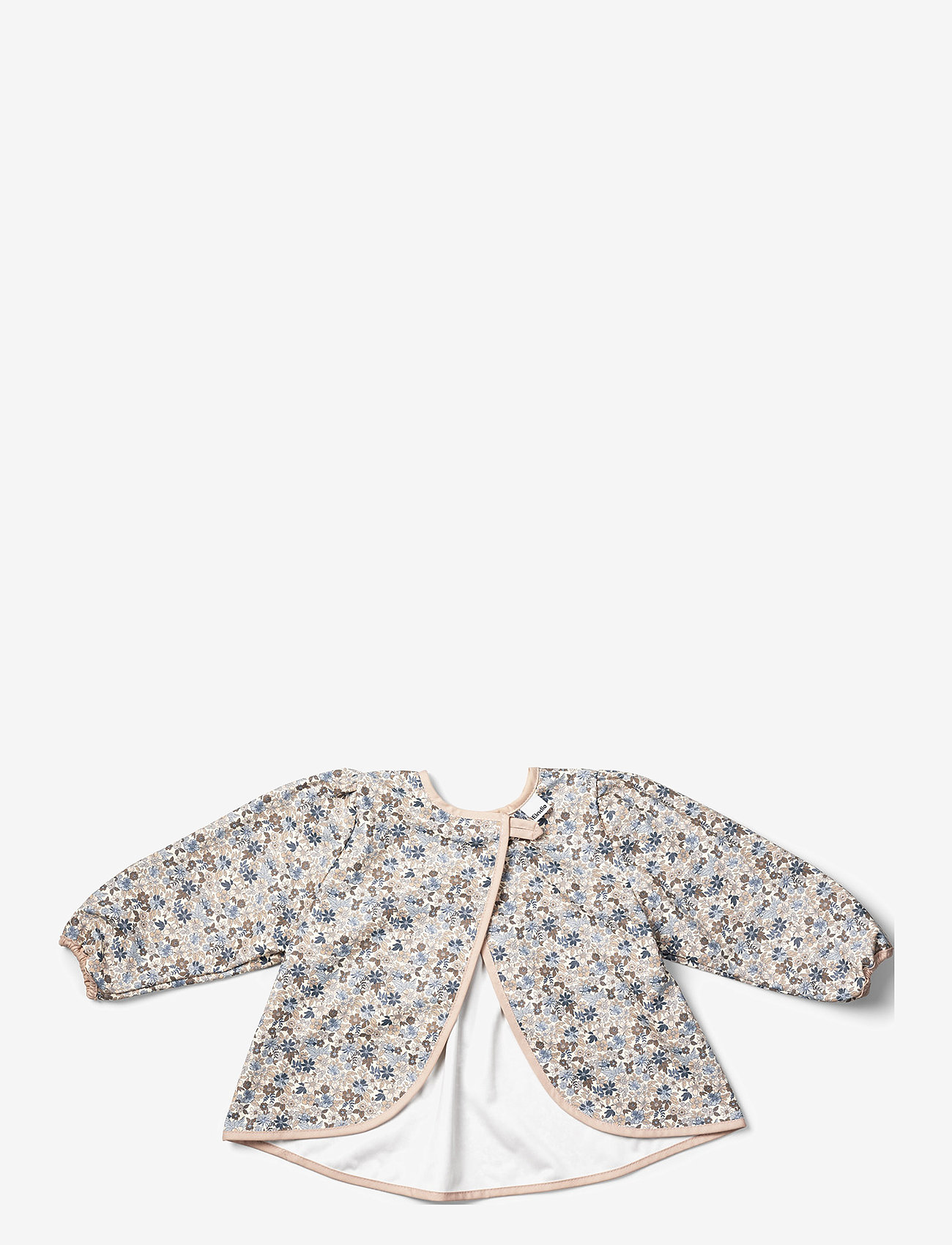 Elodie Details - Long Sleeved Baby Bib Blue Garden Light - långärmad haklappar - blue garden light - 3