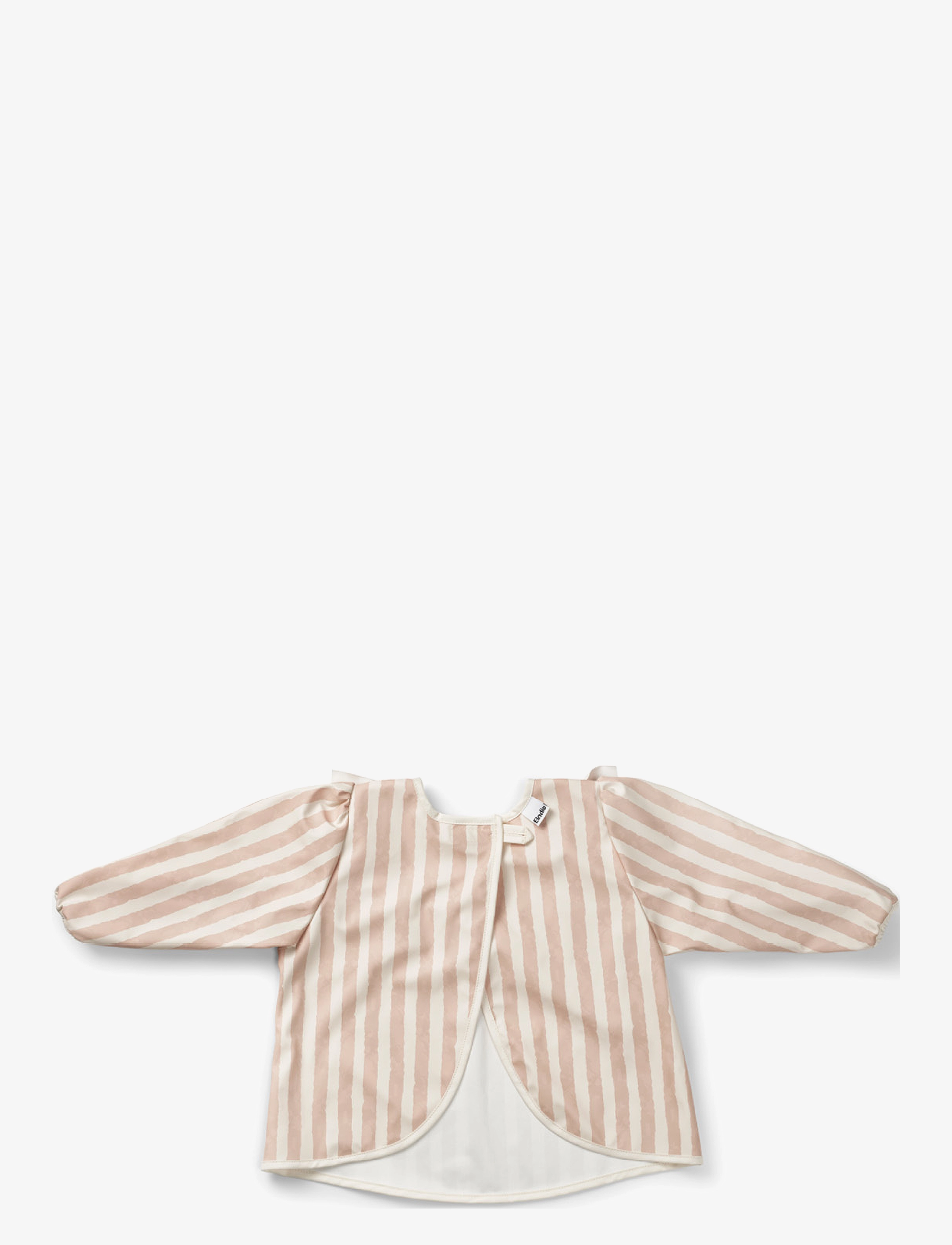 Elodie Details - Longsleeved Baby Bib - Candy Stripes - langærmet bluse - candy stripes - 2
