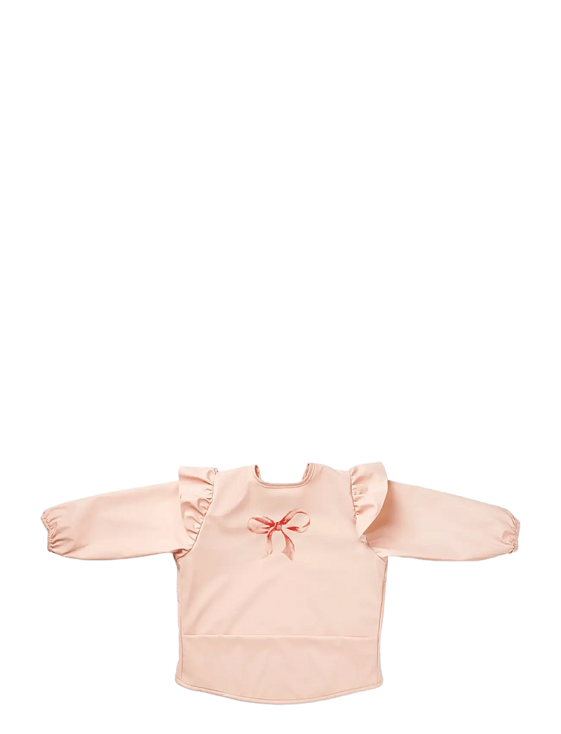 Elodie Details - Long sleeved Baby Bib Rosy Bow - langarmlätzchen - rosy bow - 1