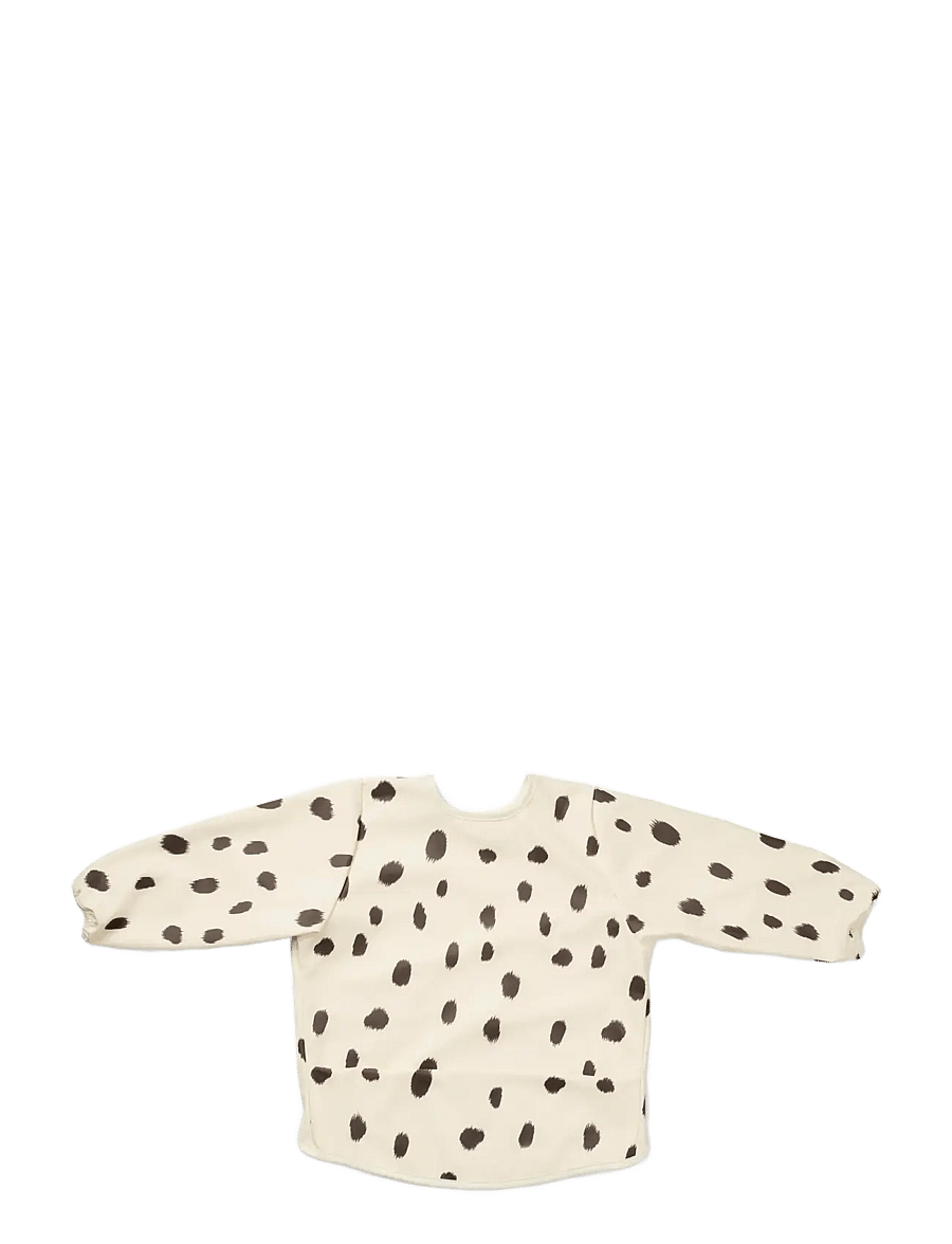 Elodie Details - Long sleeved Baby Bib Dalmatian Dots Grande - langerma smekkbuxur - dalmation dots grande - 0
