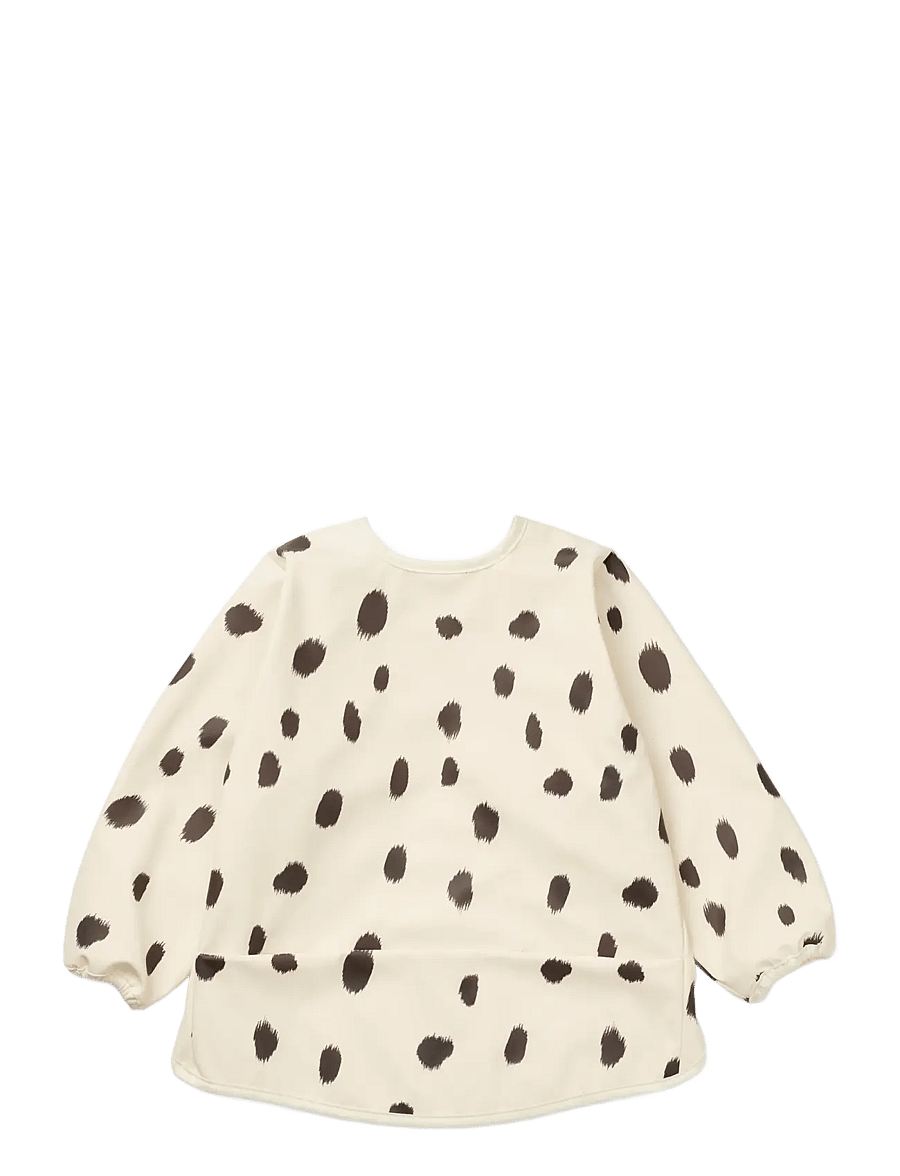 Elodie Details - Long sleeved Baby Bib Dalmatian Dots Grande - langerma smekkbuxur - dalmation dots grande - 1