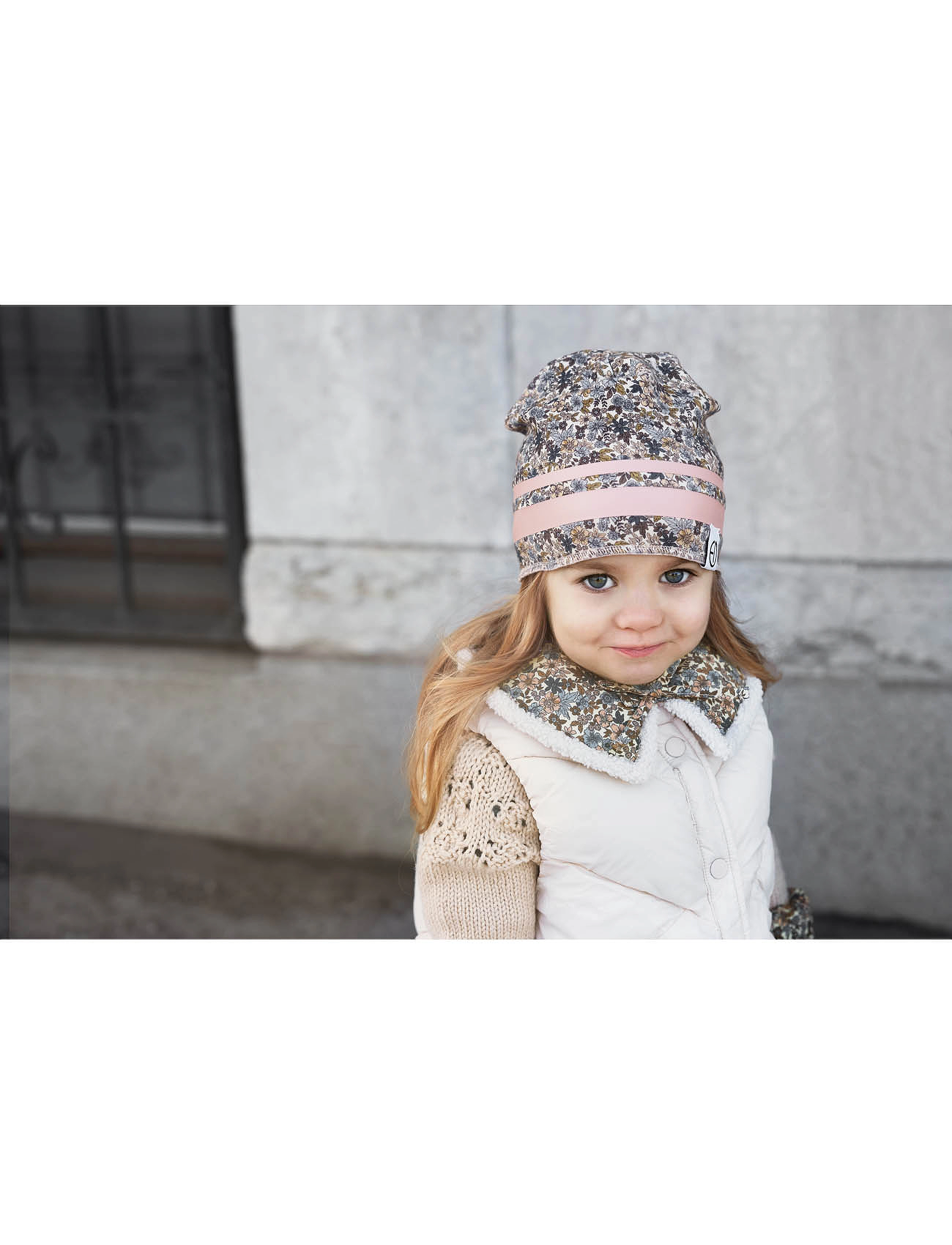 Elodie Details Warming Collar Blue Garden, One Size, Scarves & Neckwarmers, Mehrfarbig/gemustert - Kinder