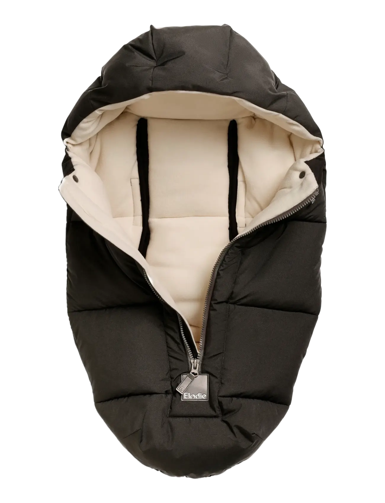 Elodie Details - Comfort Footmuff Black - magamiskotid vankrisse - black - 3