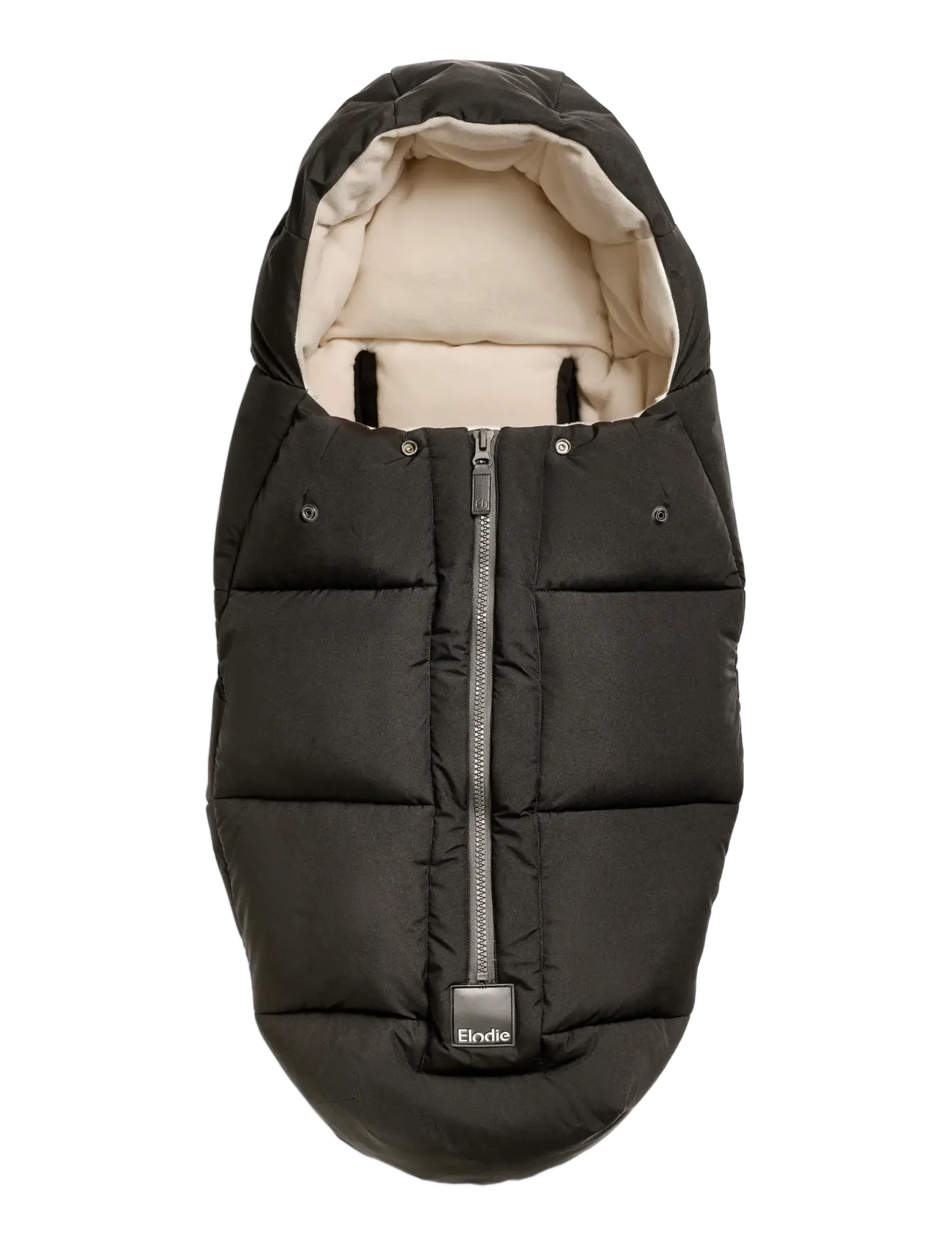 Elodie Details - Comfort Footmuff Black - magamiskotid vankrisse - black - 4