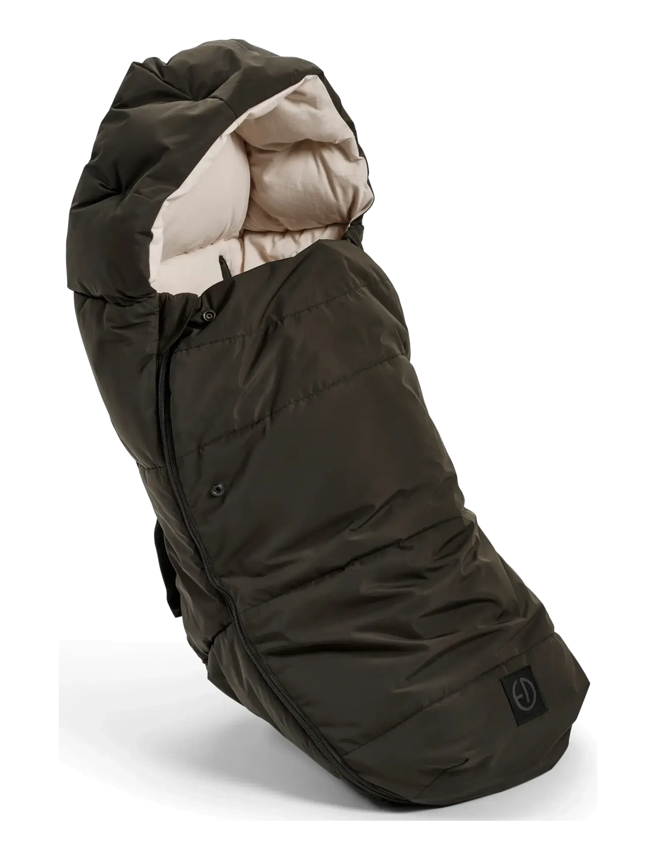 Elodie Details Luxe W&D Footmuff Black - Winterkollektion - BLACK / black