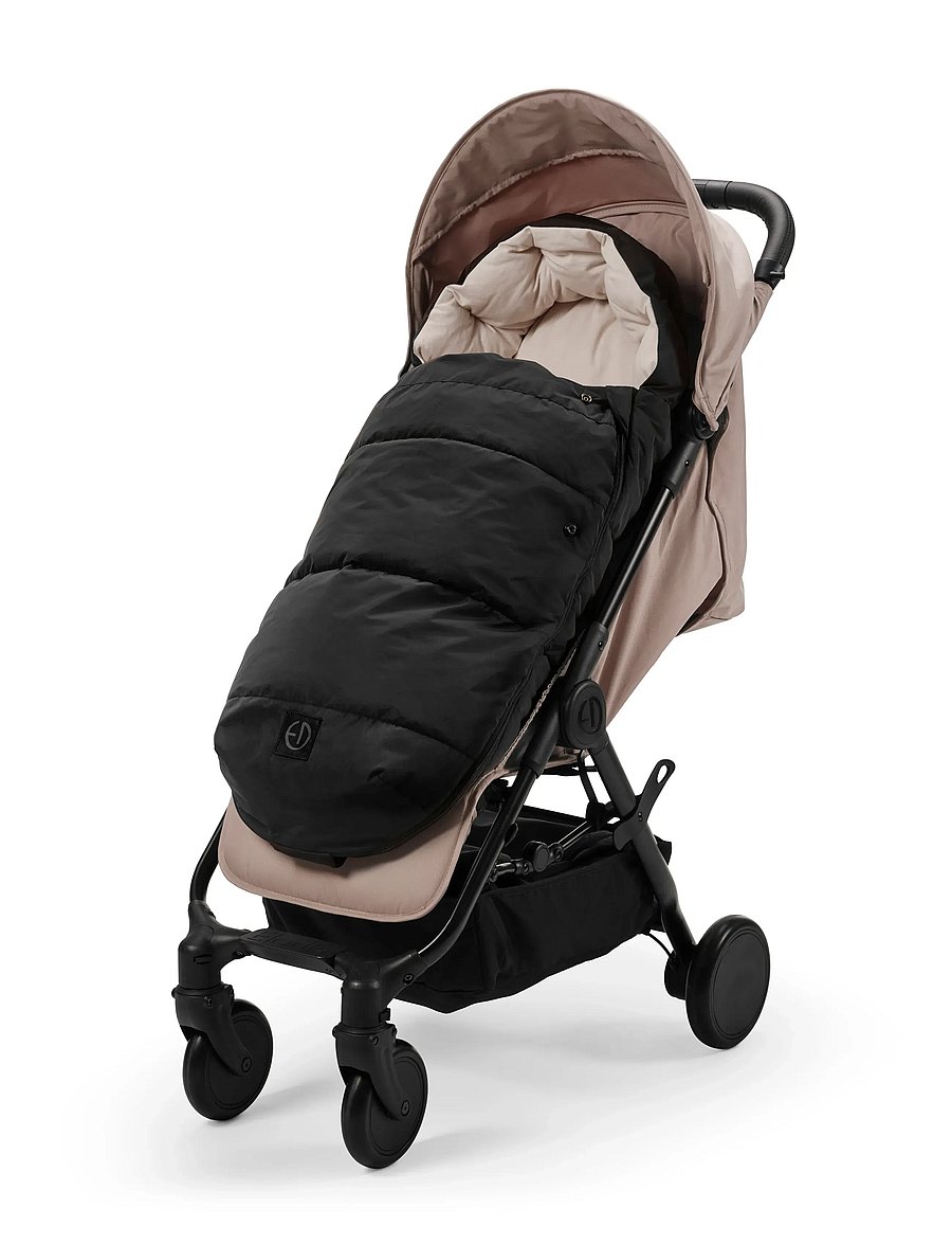 Elodie Details - Luxe W&D Footmuff Black - kinderwagen & zubehör - black - 0
