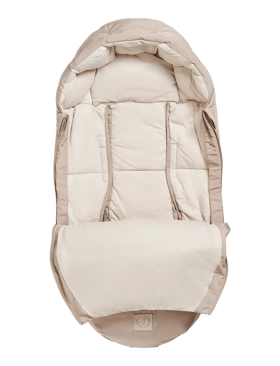 Elodie Details - Luxe W&D Footmuff Tender Taupe - kinderwagen & zubehör - tender taupe - 2