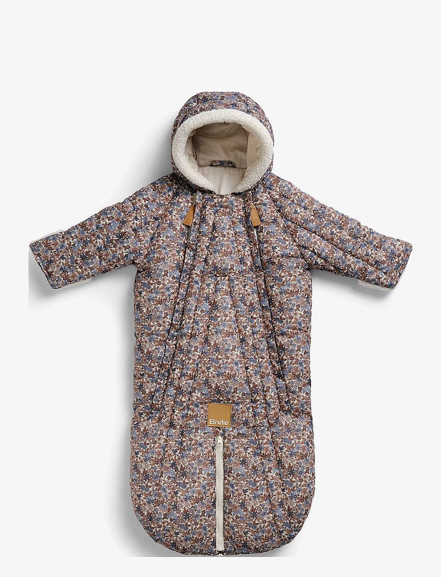Elodie Details - Baby Overall - Blue Garden 6-12m - snowsuit - multi coloured - 1