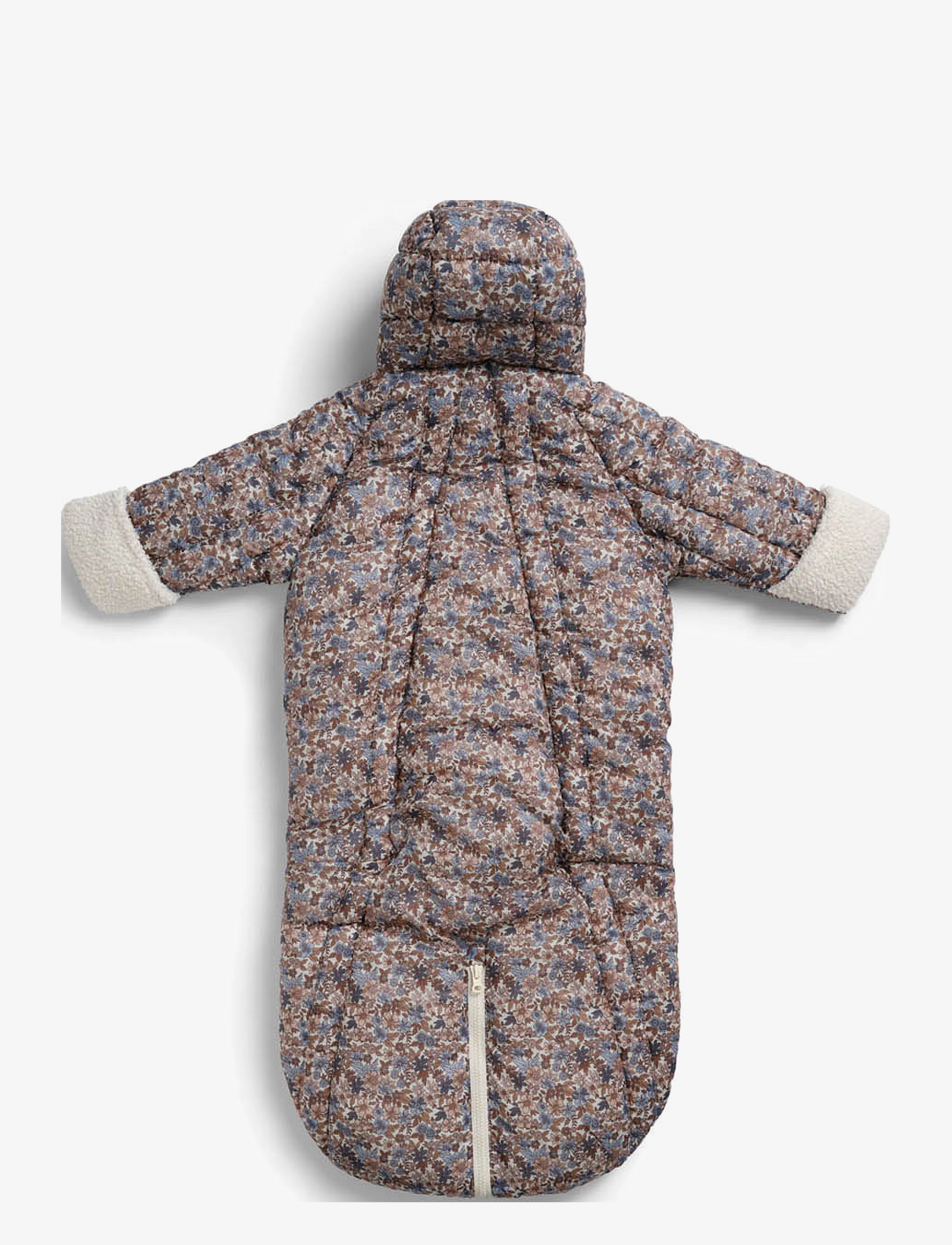 Elodie Details - Baby Overall - Blue Garden 6-12m - snowsuit - multi coloured - 3