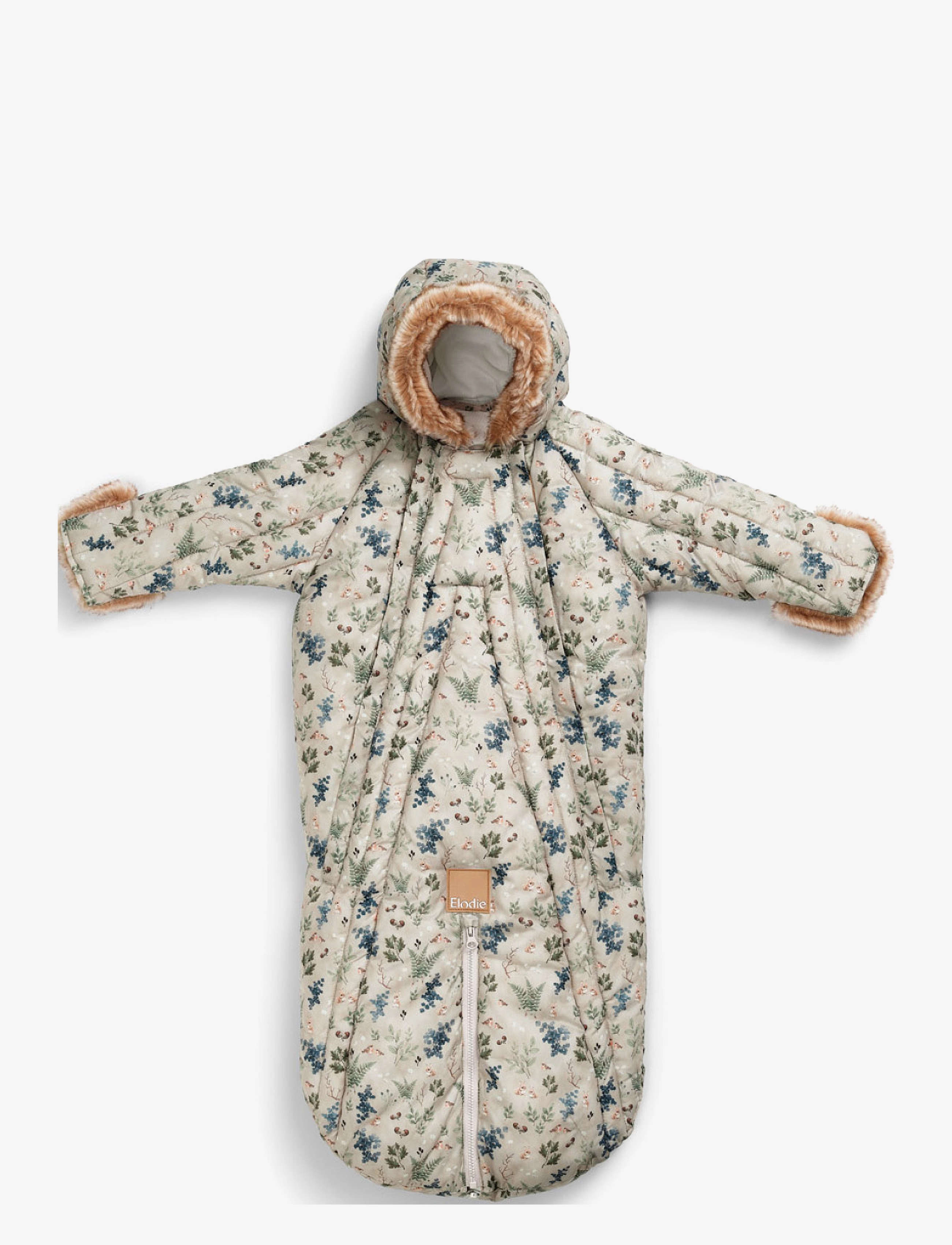 Elodie Details Baby Overall - Fairytale Forest 6-12m - Vis alt - FAIRYTALE FOREST / beige