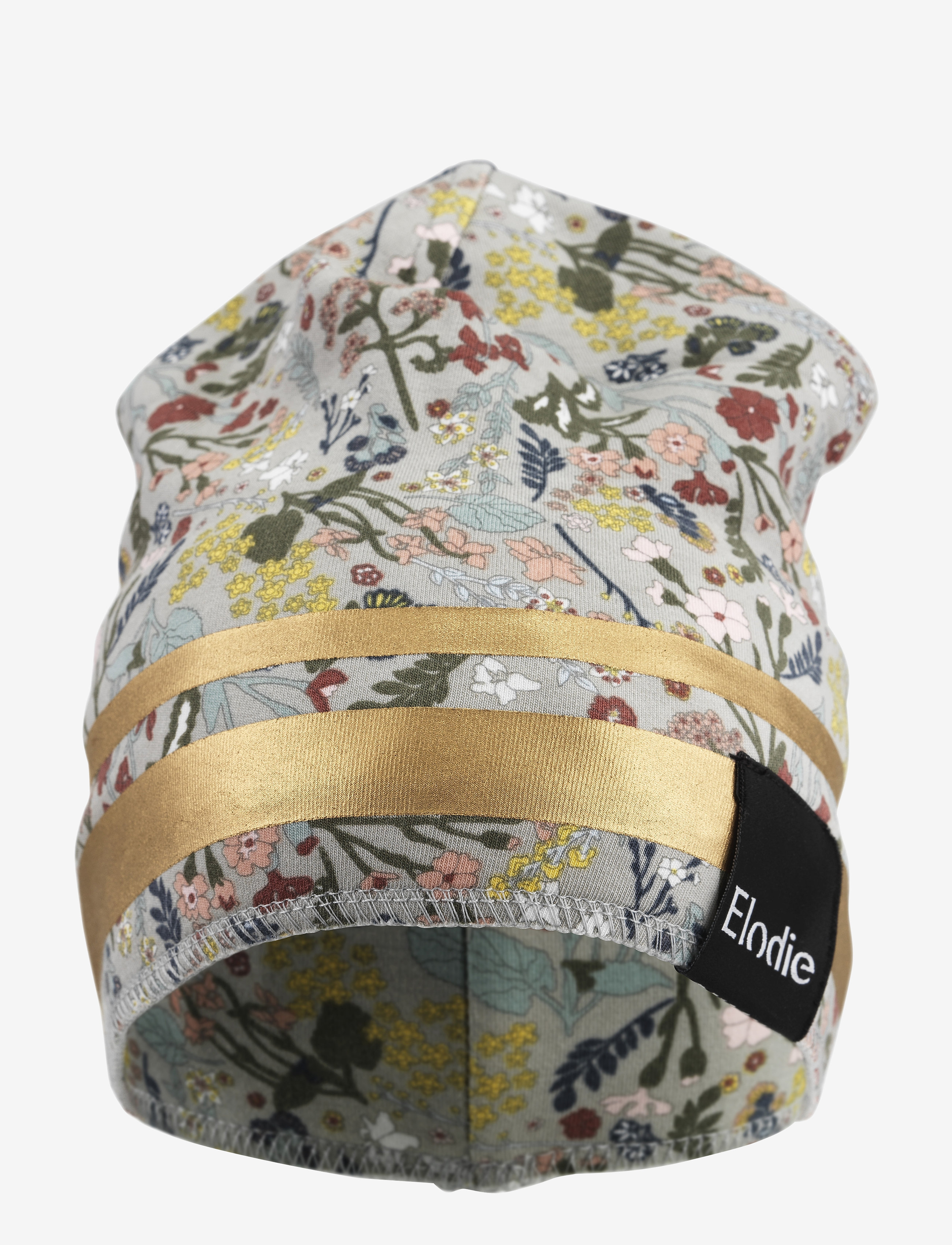 Winter Beanie - Vintage flower - BEIGE/MULTI