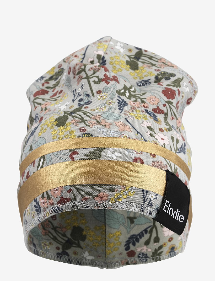 Elodie Details - Winter Beanie - Vintage Flower - beanies - beige/multi - 0