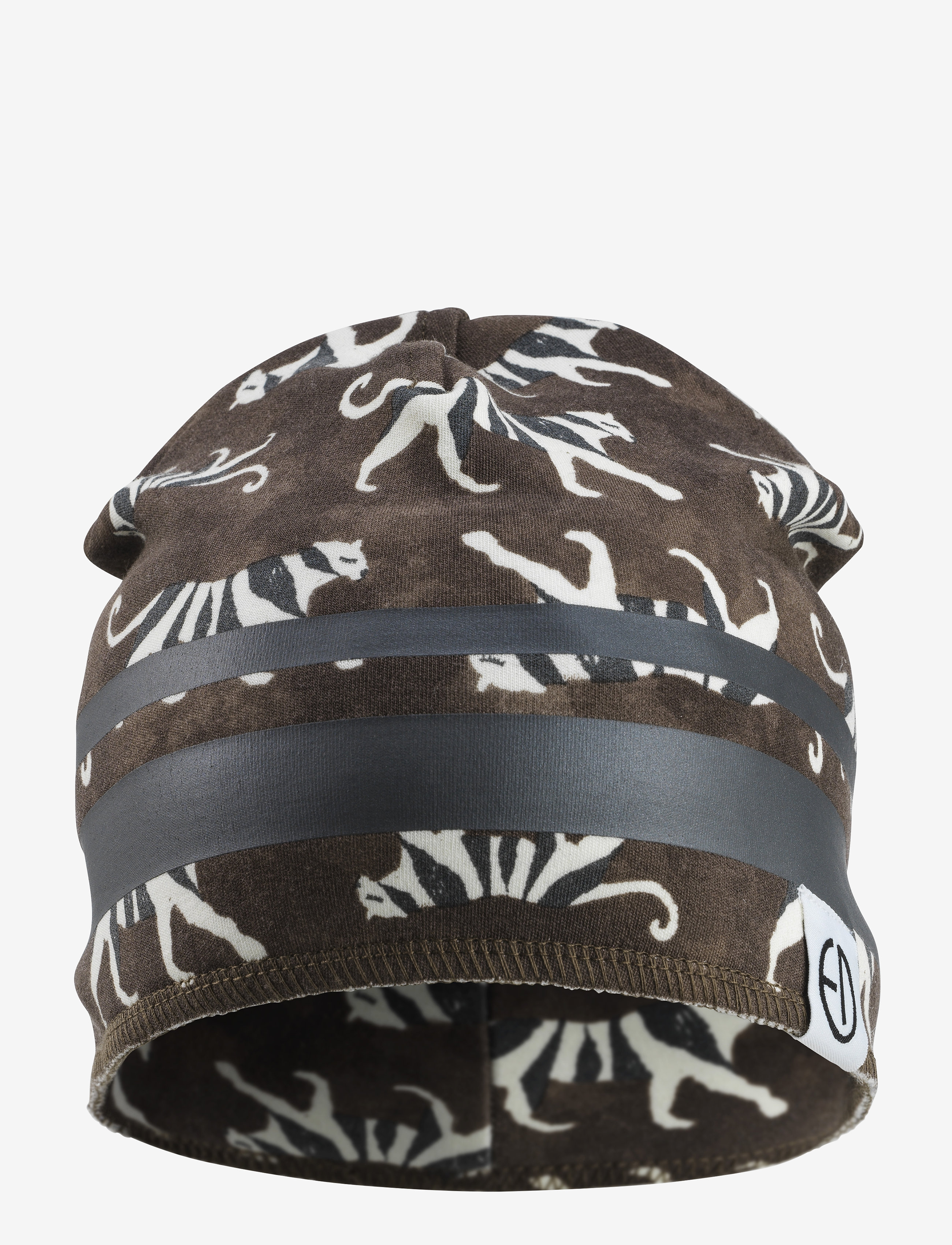 Elodie Details Winter Beanie - White Tiger, 6-12M, Brown, Huer > Beanie, Børn
