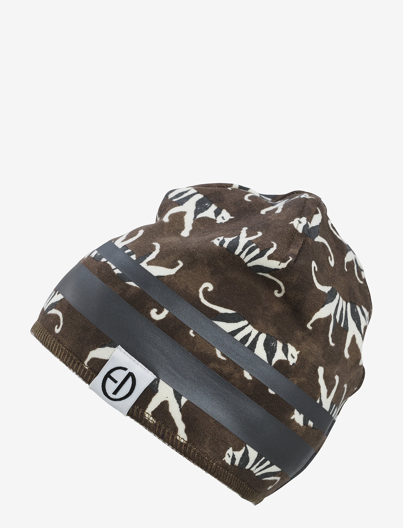 Elodie Details - Winter Beanie - White Tiger - beanies - brown/white - 1