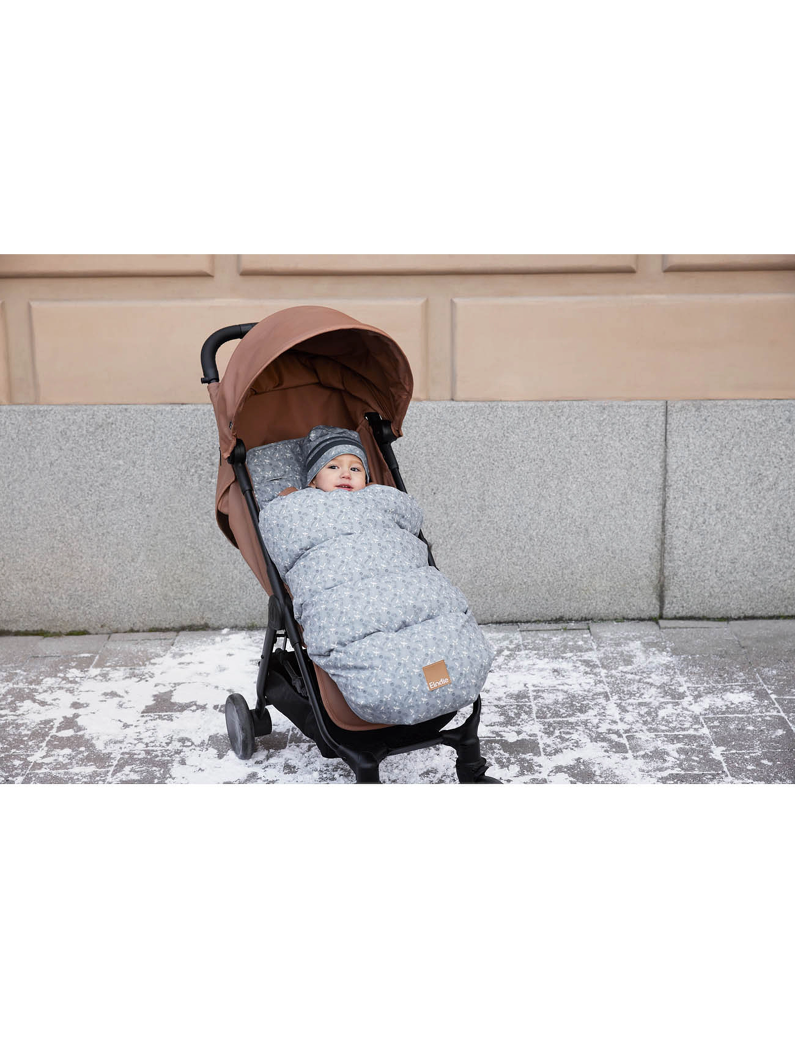 Elodie Details Winter Beanie Free Bird 6-12M, 6-12MONTHS, Hats, Blau - Beanie, Kinder