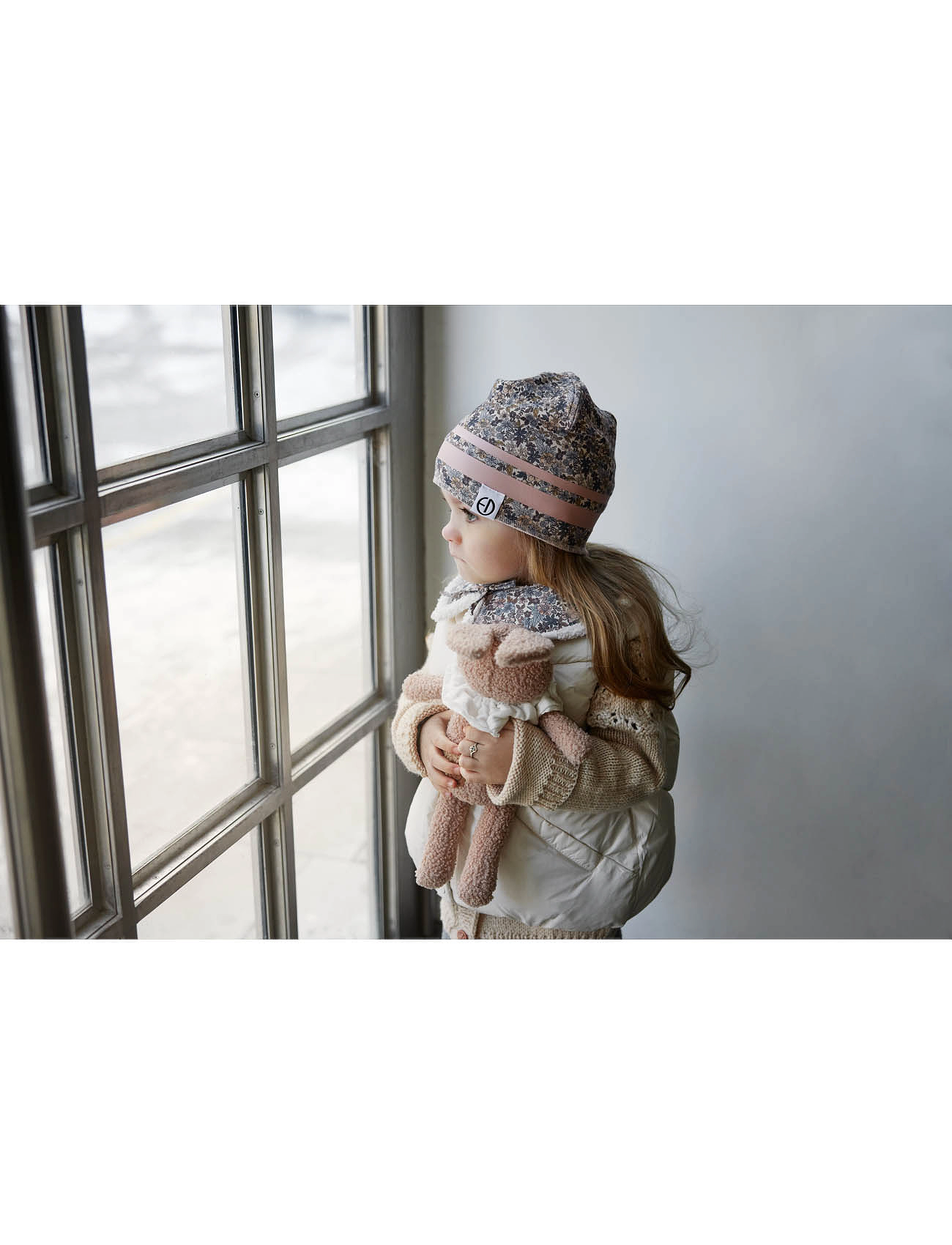 Elodie Details - Winter Beanie - Blue Garden  - beanies - multi coloured - 4