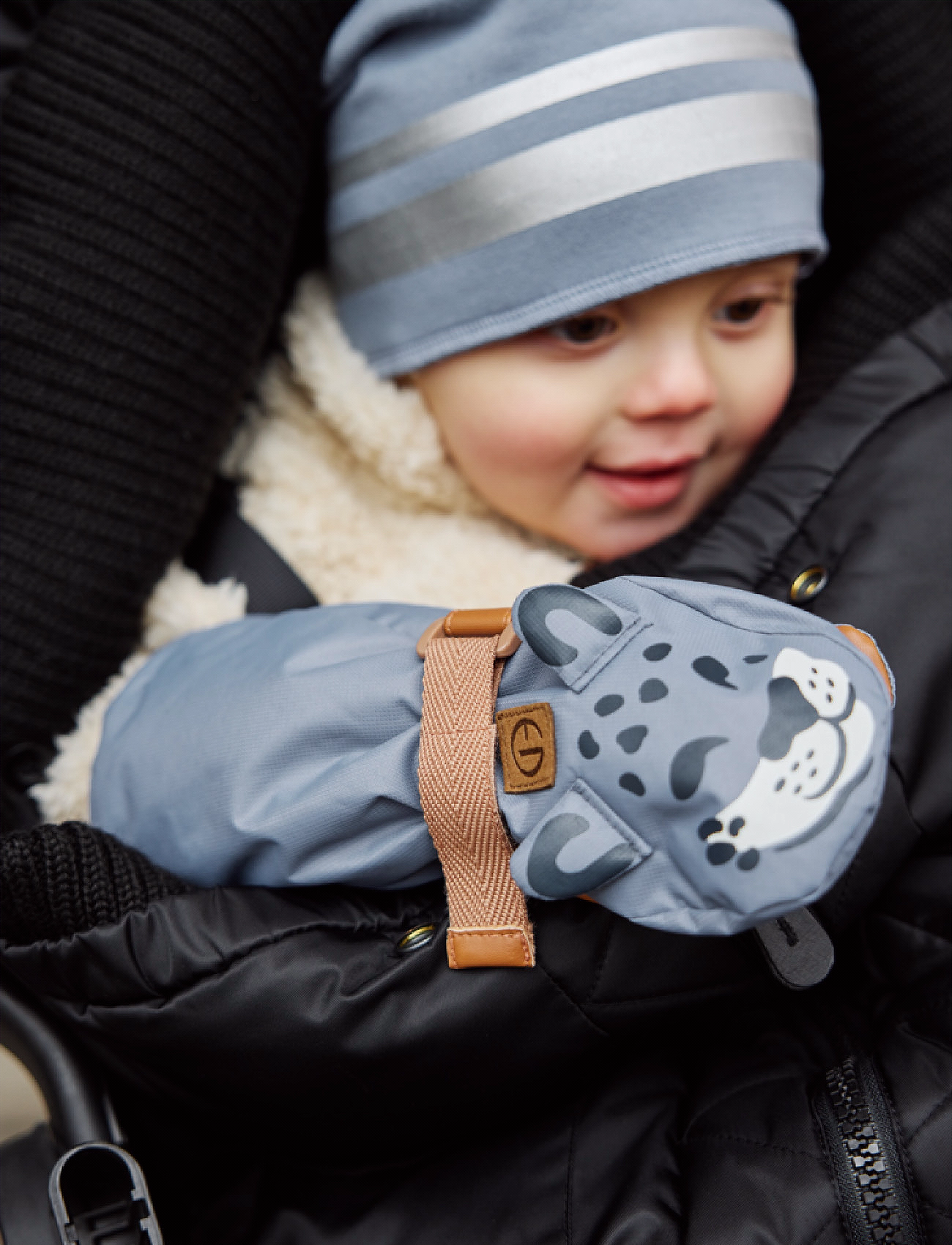 Elodie Details Winter Beanie Berry Blue, 6-12M, Hats, Blau - Beanie, Kinder