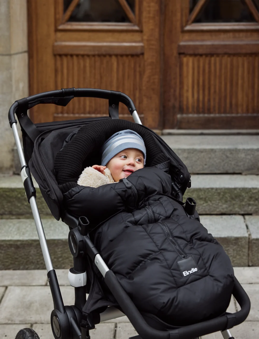 Elodie Details - Winter Beanie - Berry Blue - beanies - berry blue - 4