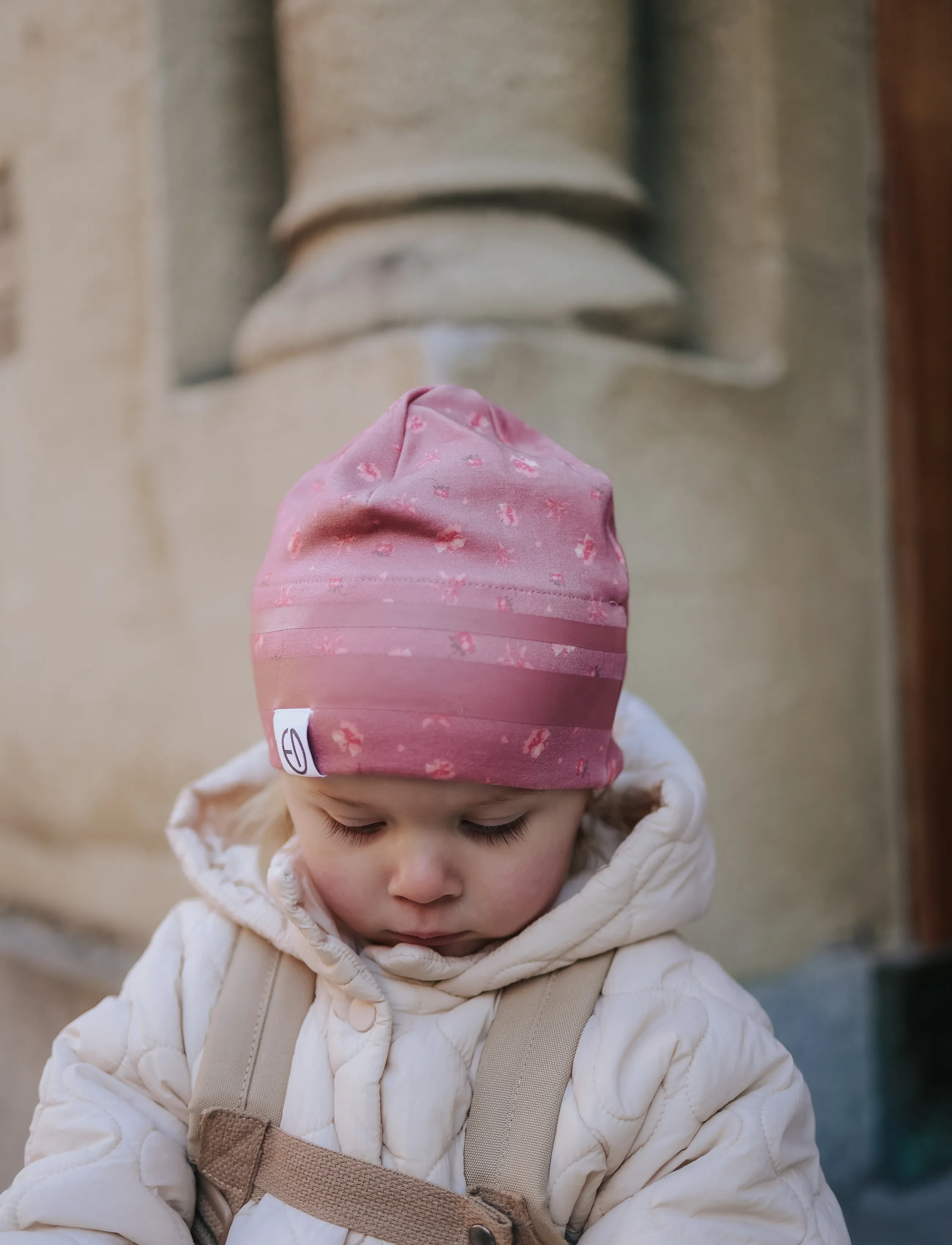 Elodie Details - Winter Beanie Pink Petit River Rose 0-6m - beanies - pink petit river rose - 3