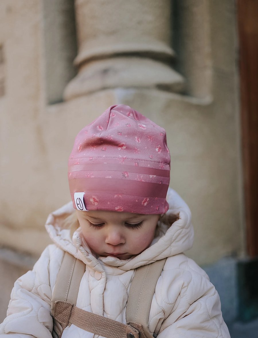 Elodie Details - Winter Beanie Pink Petit River Rose 0-6m - beanies - pink petit river rose - 3