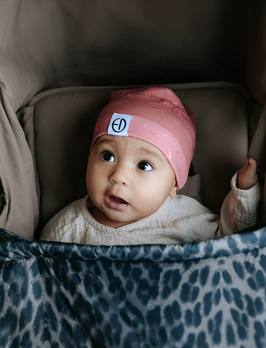 Elodie Details - Winter Beanie Pink Petit River Rose 0-6m - beanies - pink petit river rose - 4
