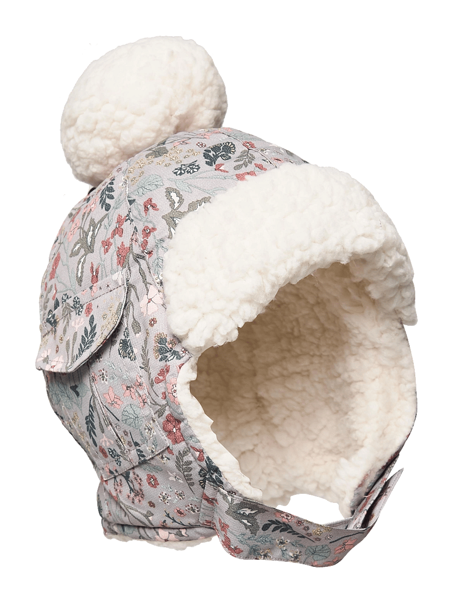 Elodie Details - Winter Cap - Vintage Flower - vetrarhattar - beige/multi - 0