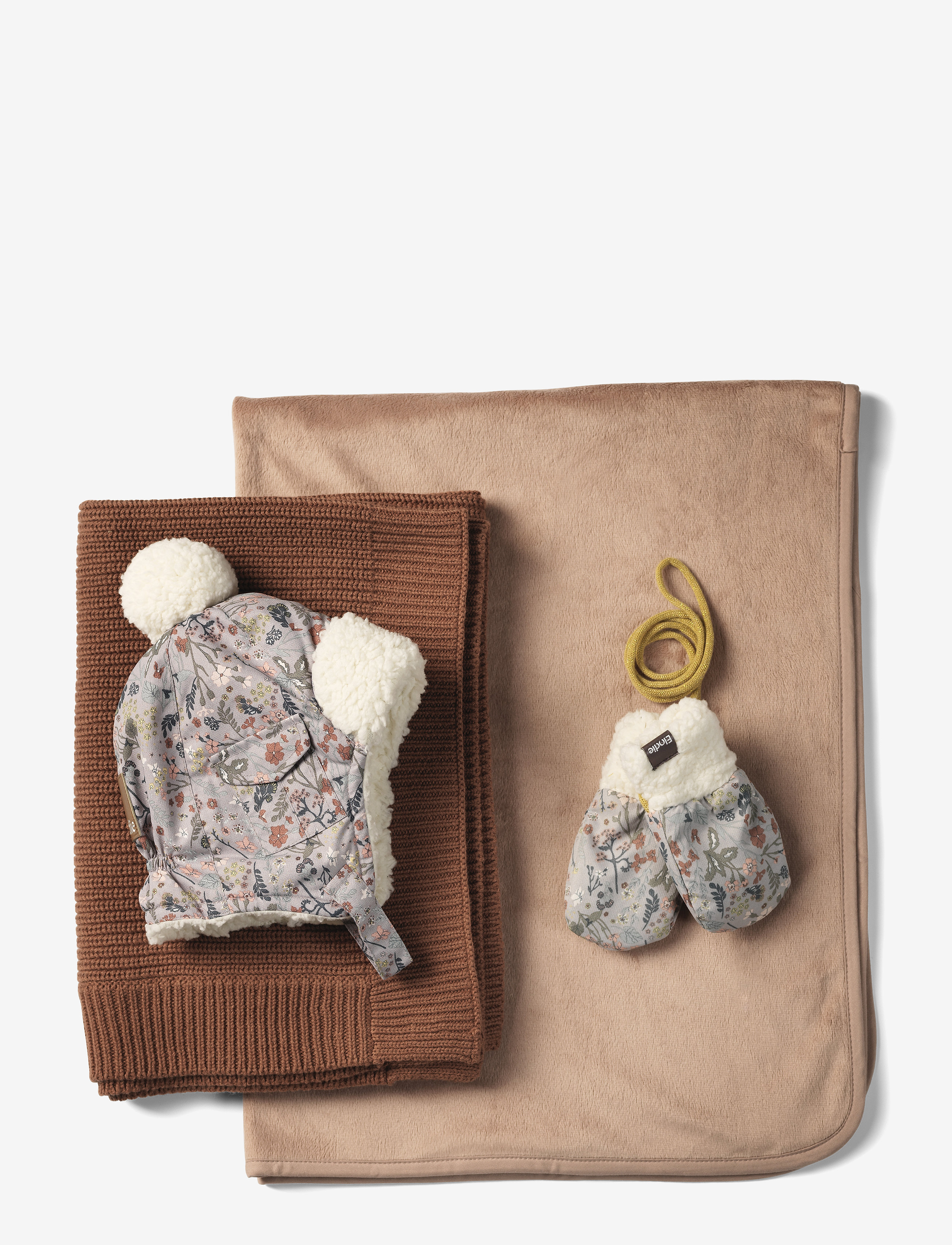 Elodie Details - Winter Cap - Vintage Flower - vetrarhattar - beige/multi - 2