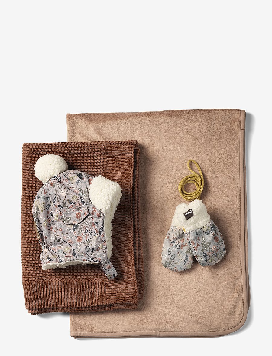 Elodie Details - Winter Cap - Vintage Flower - vetrarhattar - beige/multi - 2