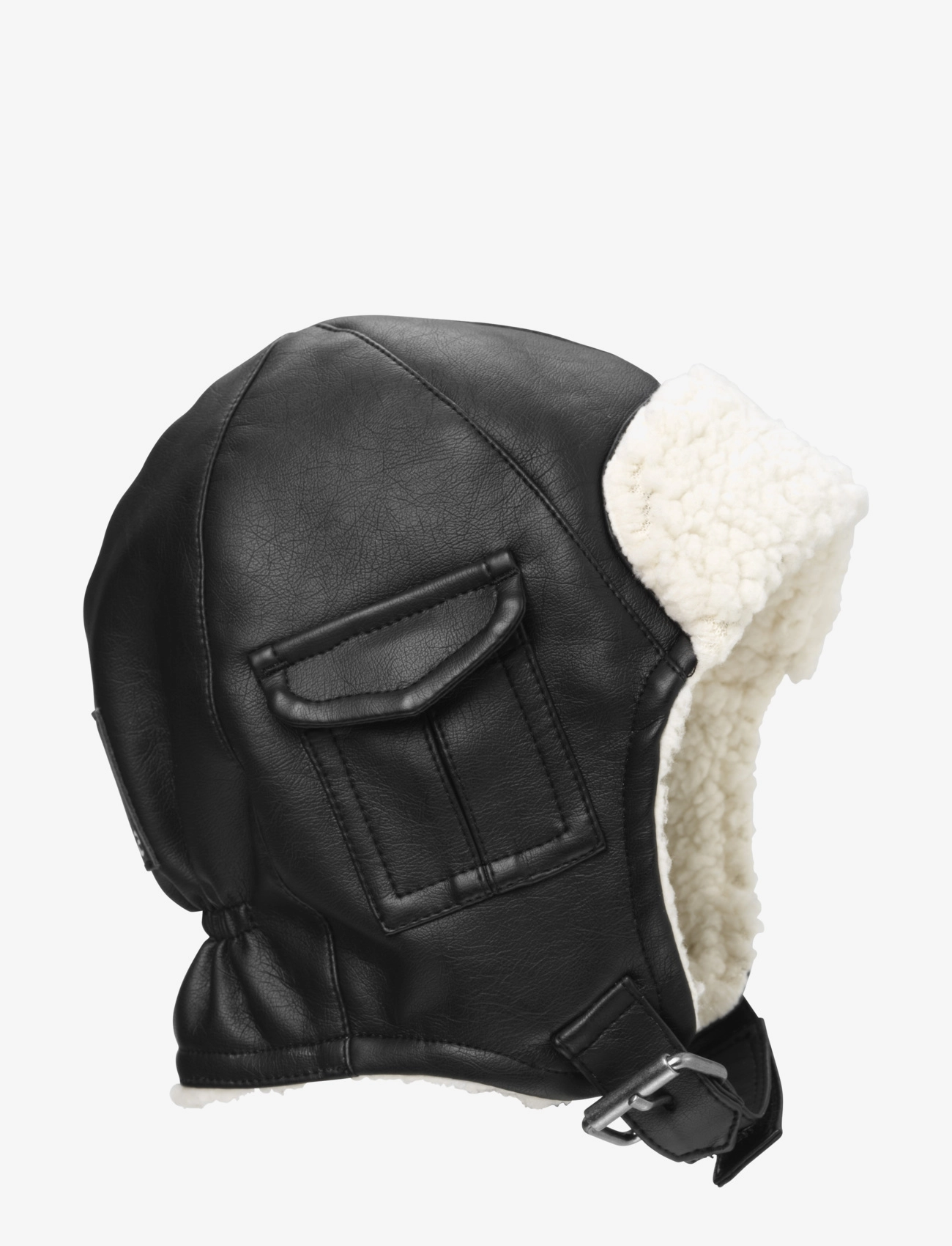 Elodie Details Winter Cap Aviator Black, 0-6MONTHS, Hats, Schwarz - Kinder