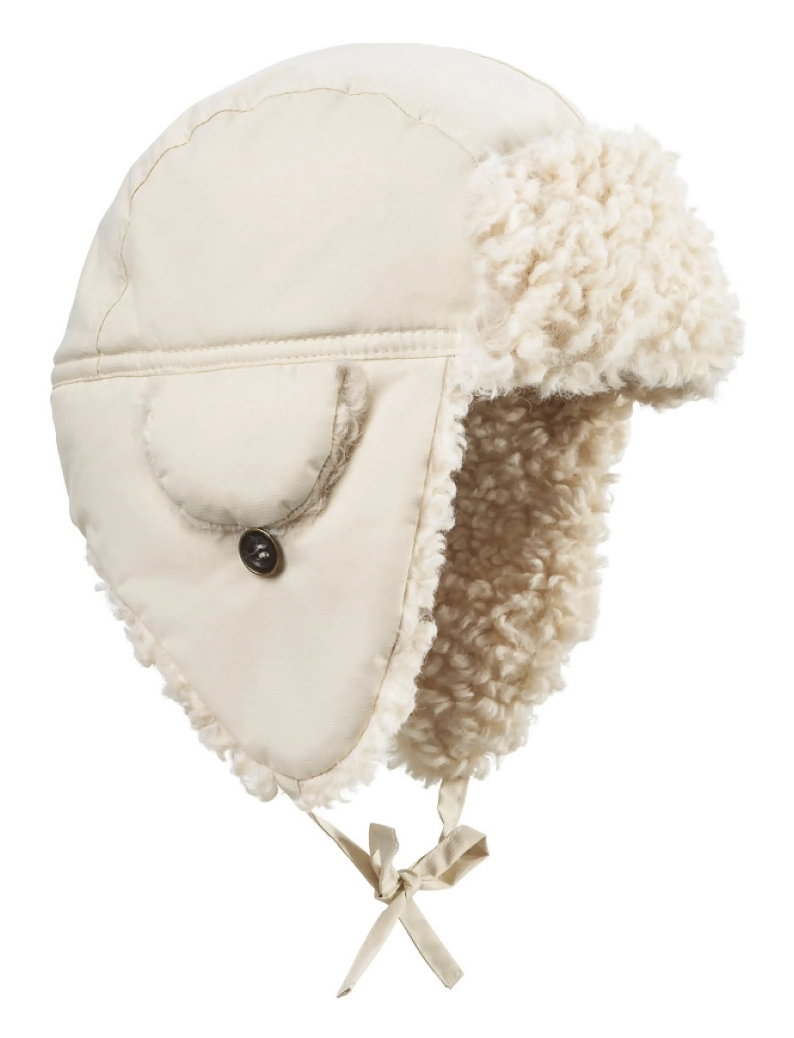 Elodie Details Winter Cap - Soft Sherpa - Aksessuaarid - SOFT SHERPA / white
