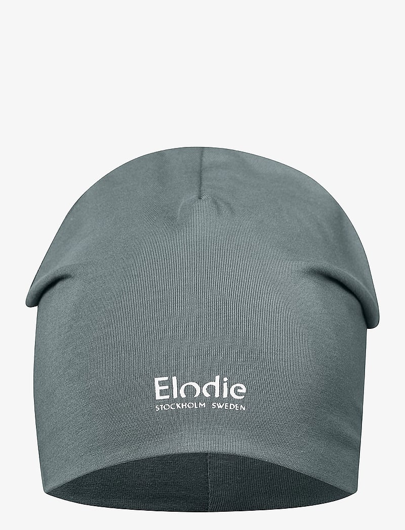 Elodie Details - Logo Beanies - Deco Turquoise 0-6m - beanies - petrol - 1