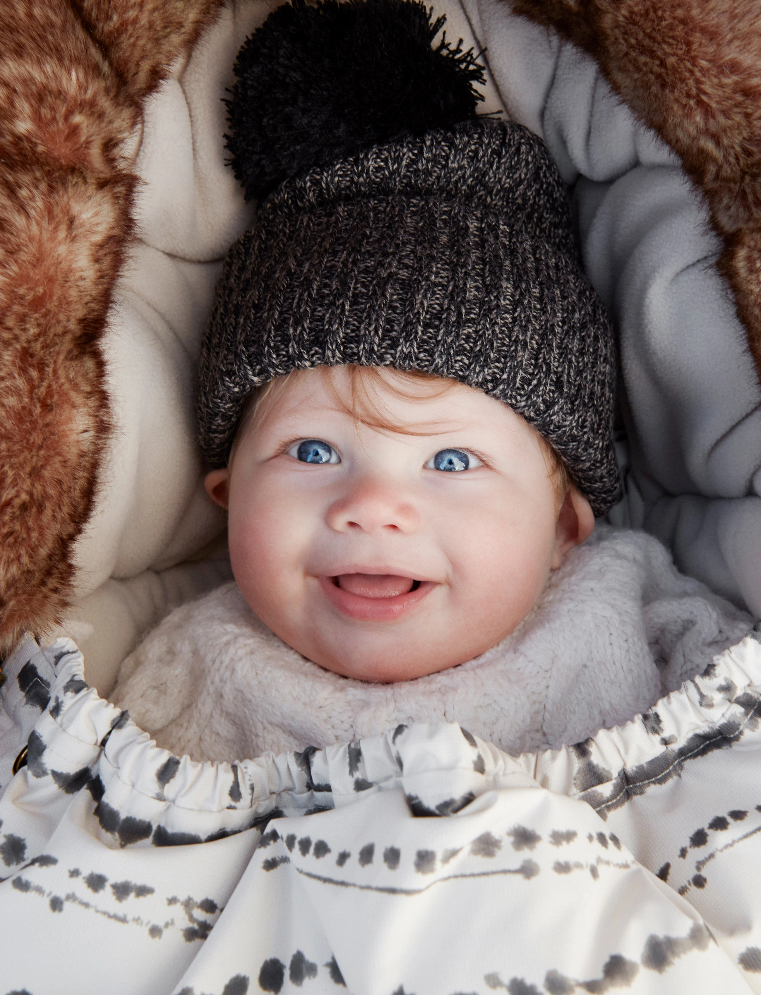 Elodie Details Wool Beanie, 3Y, Grey, Huer > Beanie, Børn
