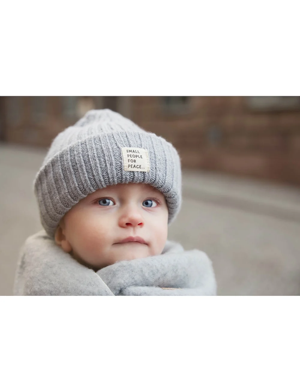 Elodie Details - Wool Beanie - Sunrise Blue 1-2y - beanies - blue - 0