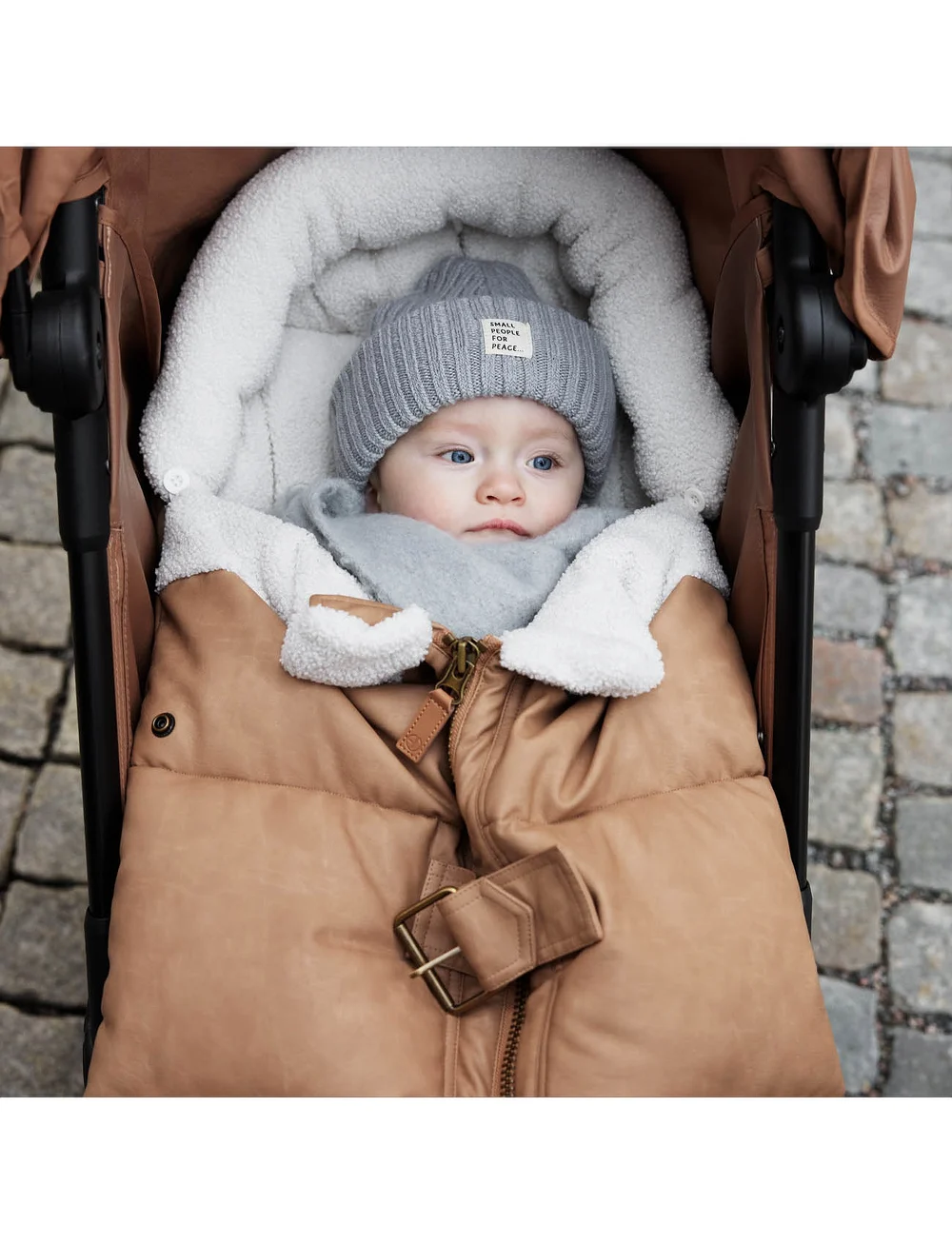 Elodie Details - Wool Beanie - Sunrise Blue 1-2y - beanies - blue - 3