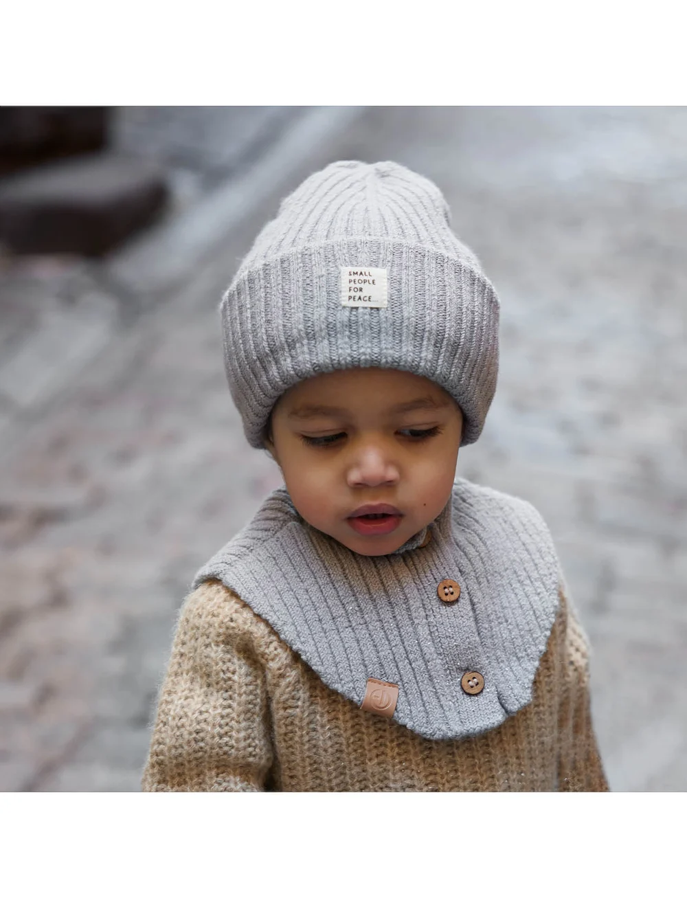 Elodie Details - Wool Beanie - Sunrise Blue 1-2y - beanies - blue - 5