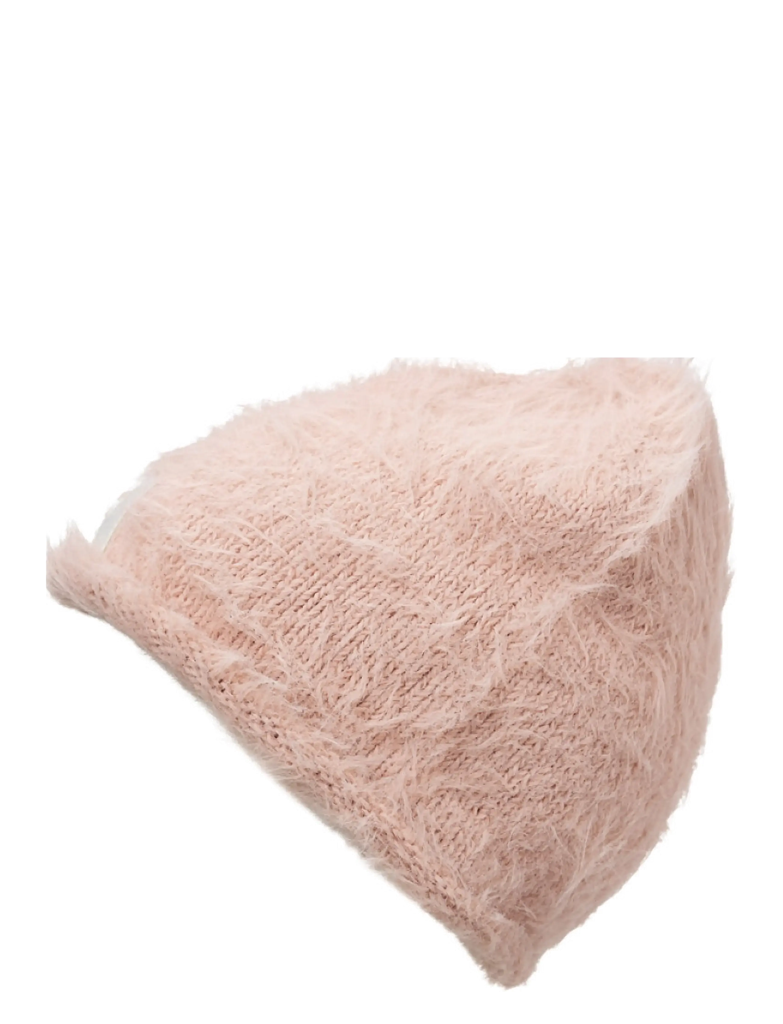 Elodie Details - Furry Knit Beanie - Powder Pink - beanies - powder pink - 2